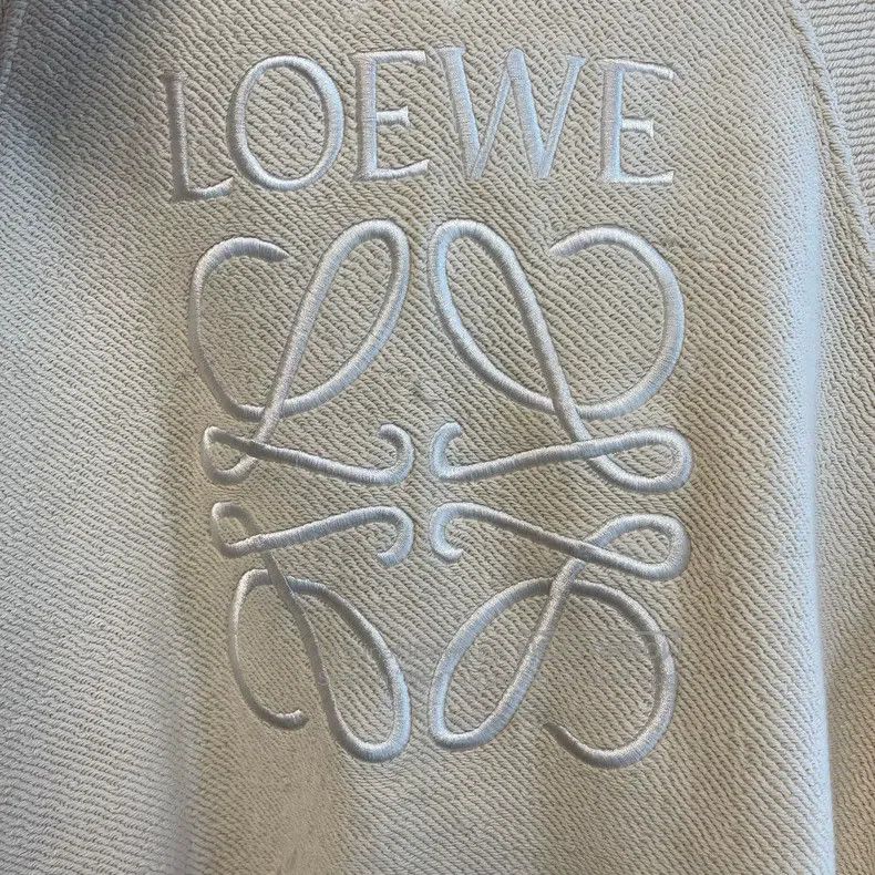 Loewe Loewe Embroidered logo off-white sweatshirt Size XS / US 0-2 / IT 36-38 - 5 Thumbnail