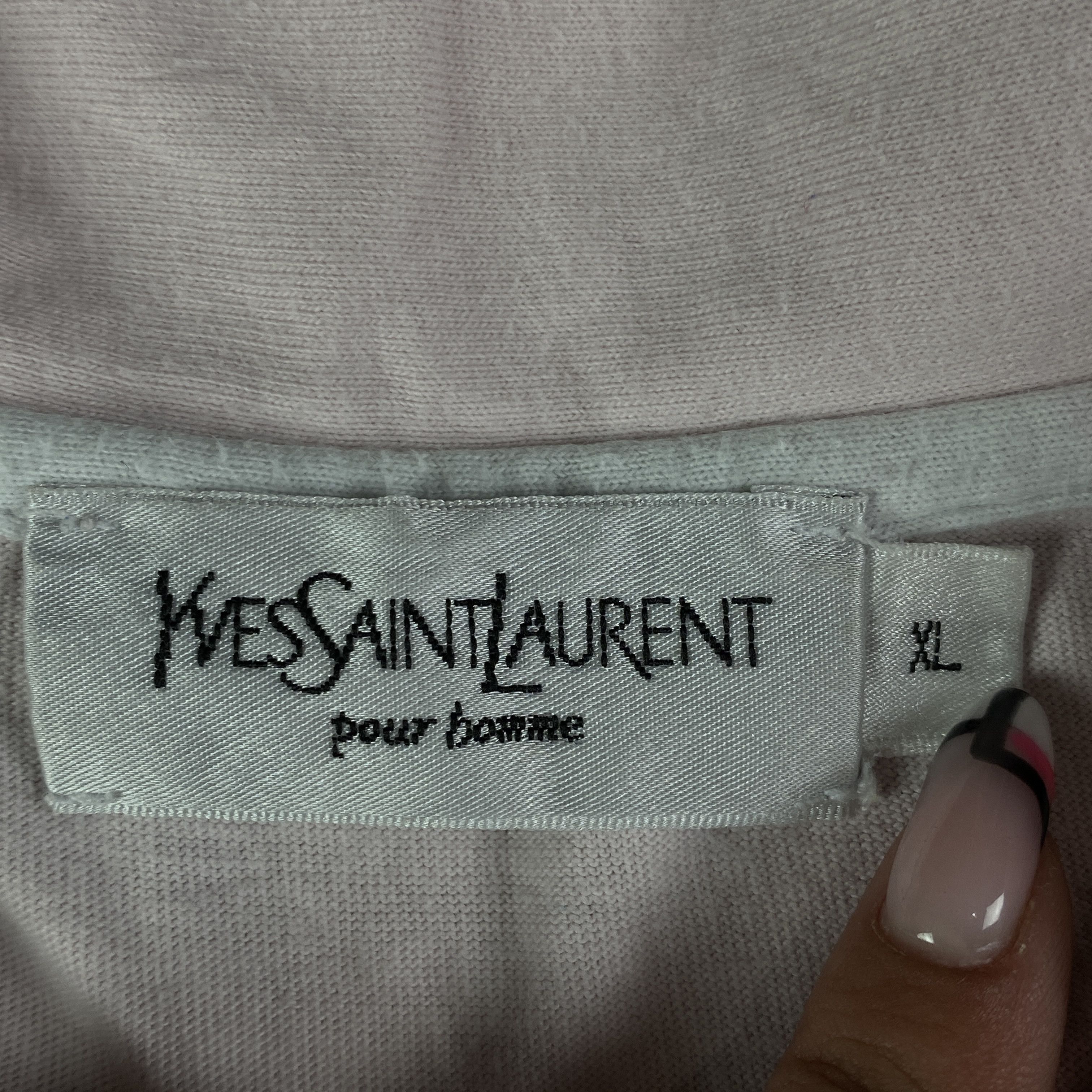 Yves Saint Laurent Mens Vintage Polo T-Shirt Yves Saint Laurent Size XL Size US XL / EU 56 / 4 - 4 Thumbnail