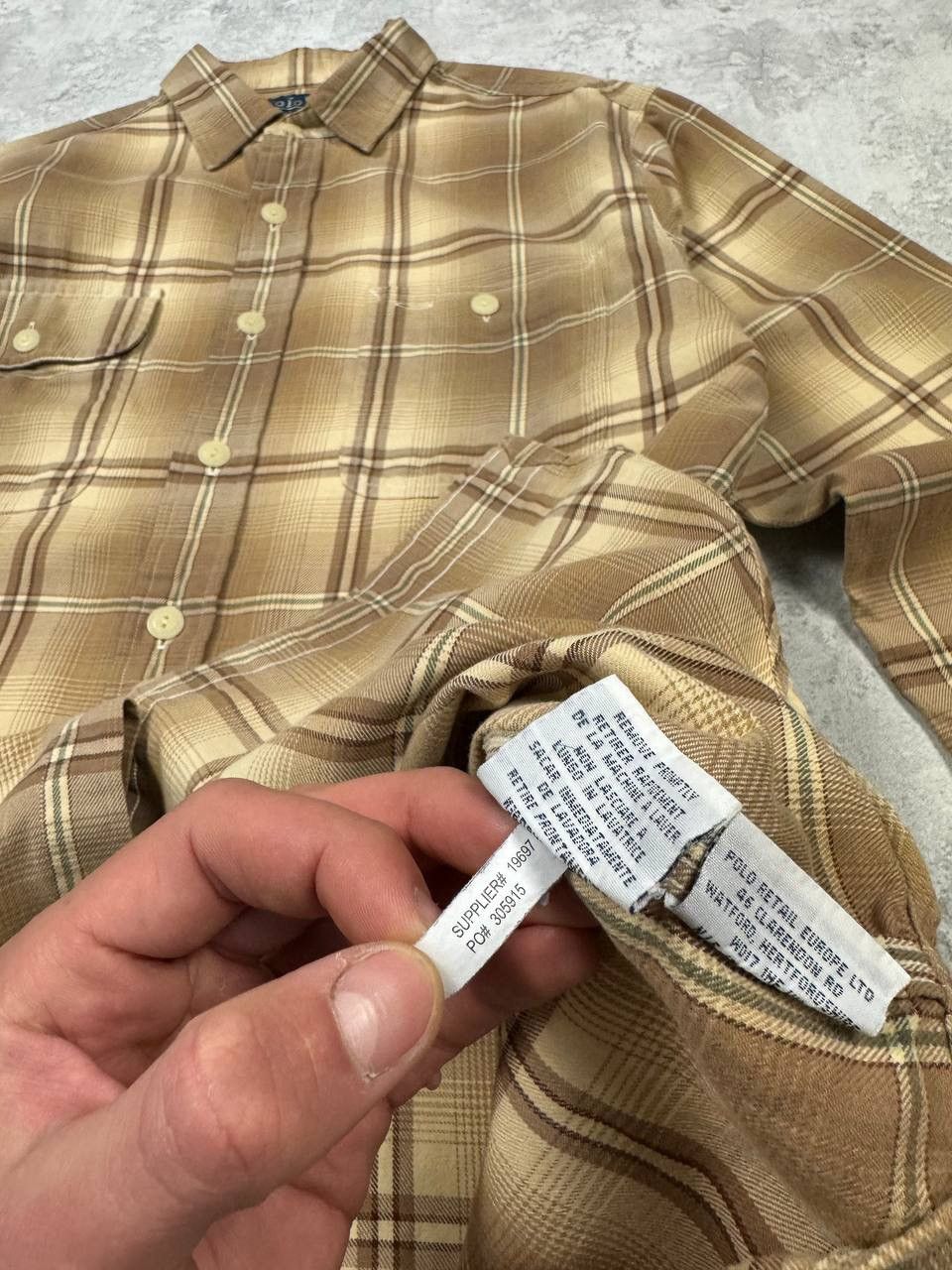 Polo Ralph Lauren Vintage Polo Ralph Lauren Flannel Shirt Button Ups Travis Size US M / EU 48-50 / 2 - 12 Thumbnail