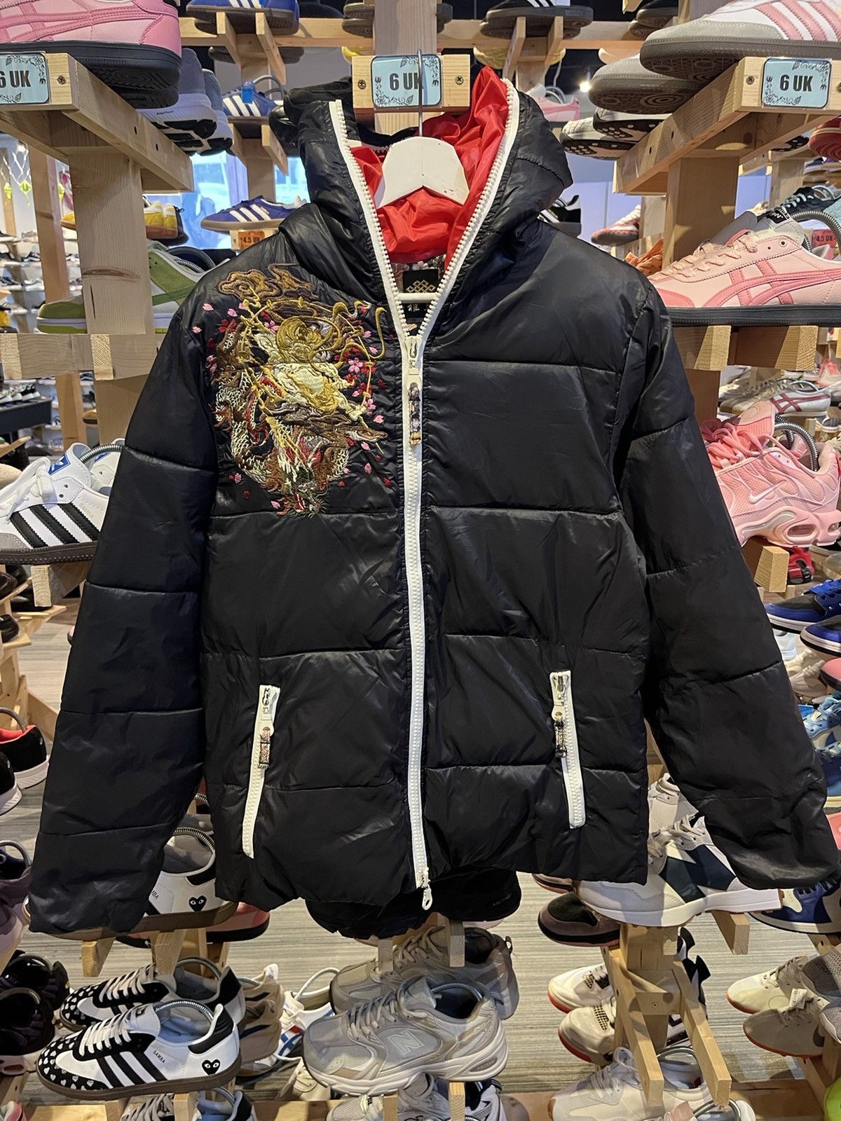 Japanese Brand Puffer Embroidered Jacket Size US M / EU 48-50 / 2 - 1 Thumbnail
