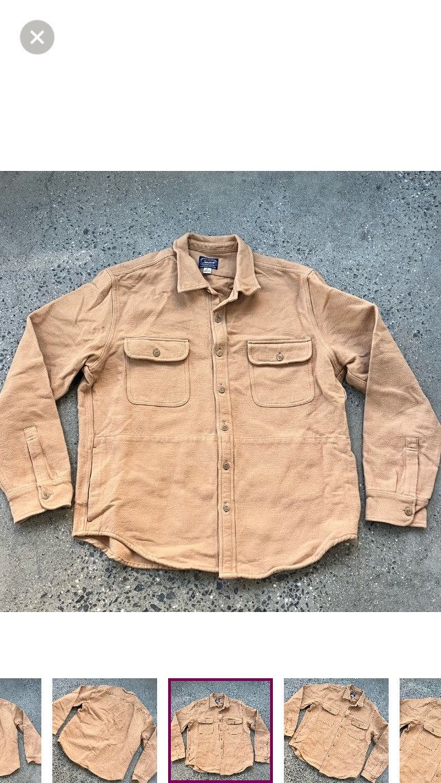 J.Crew J Crew Heavyweight Chamois Workshirt Large Size US L / EU 52-54 / 3 - 11 Thumbnail