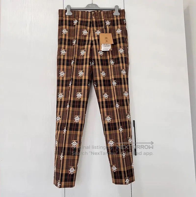 Burberry Burberry M Size Multicolor Wool Blend Casual Pants. Size US 30 / EU 46 - 1 Thumbnail