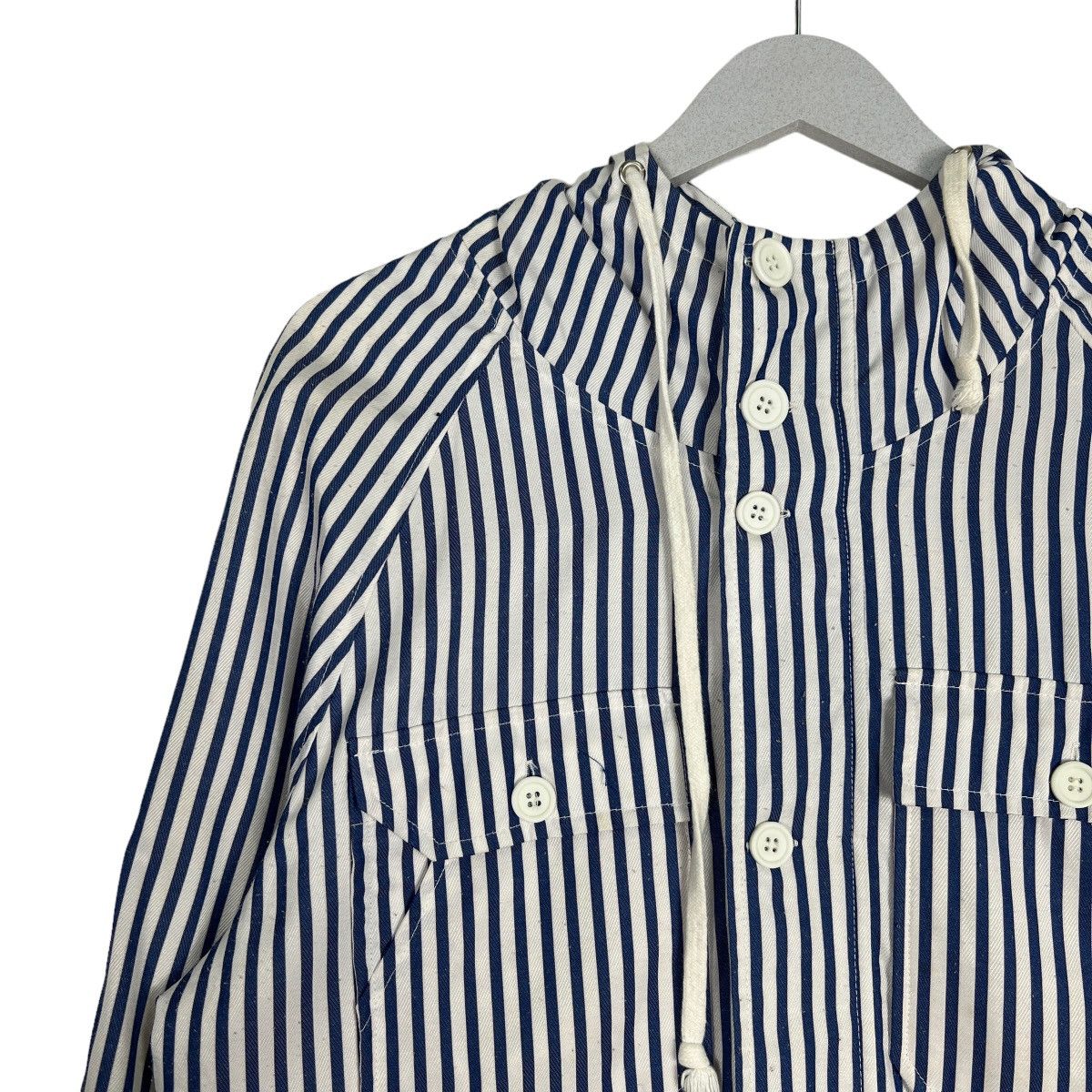 Japanese Brand 🔥 WHITE MEDALION STRIPE JACKET Size US M / EU 48-50 / 2 - 4 Thumbnail