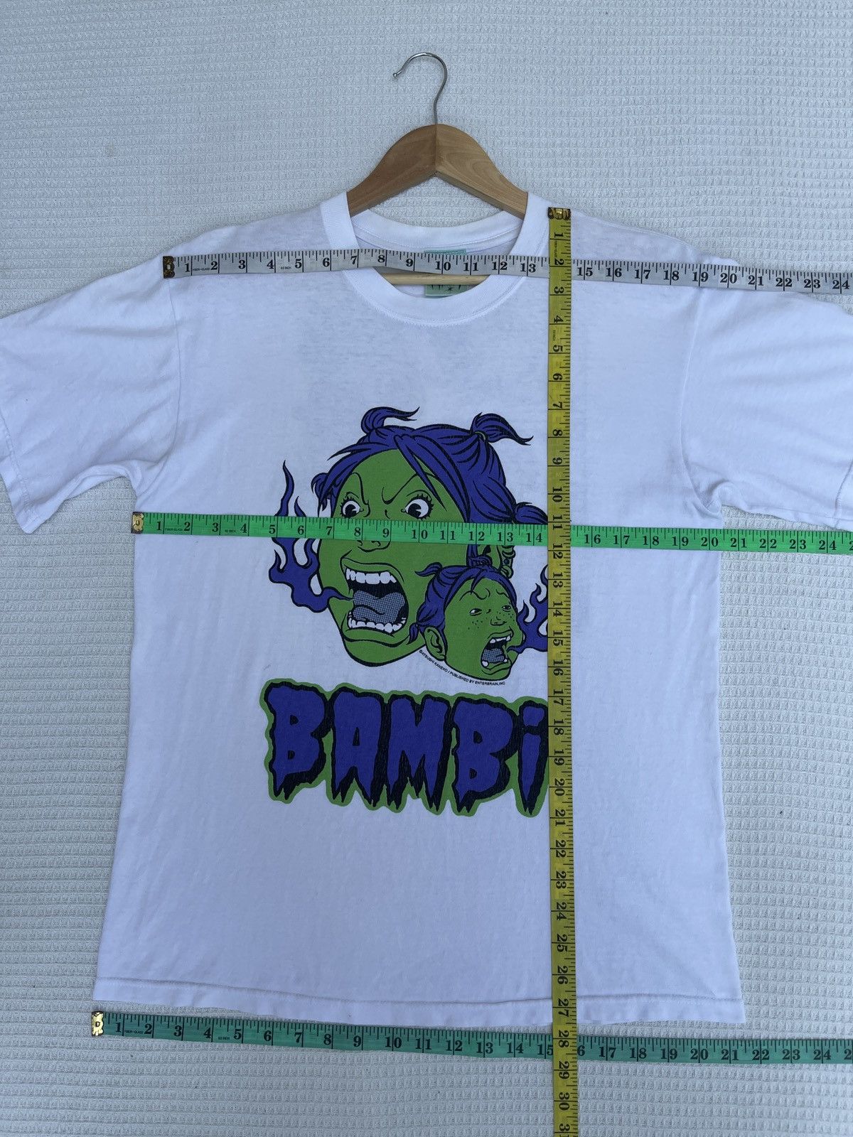 Anime Rare🔥Vintage Anime BAMBI Mangga by Atsushi Kaneko T-Shirt Size US M / EU 48-50 / 2 - 12 Thumbnail