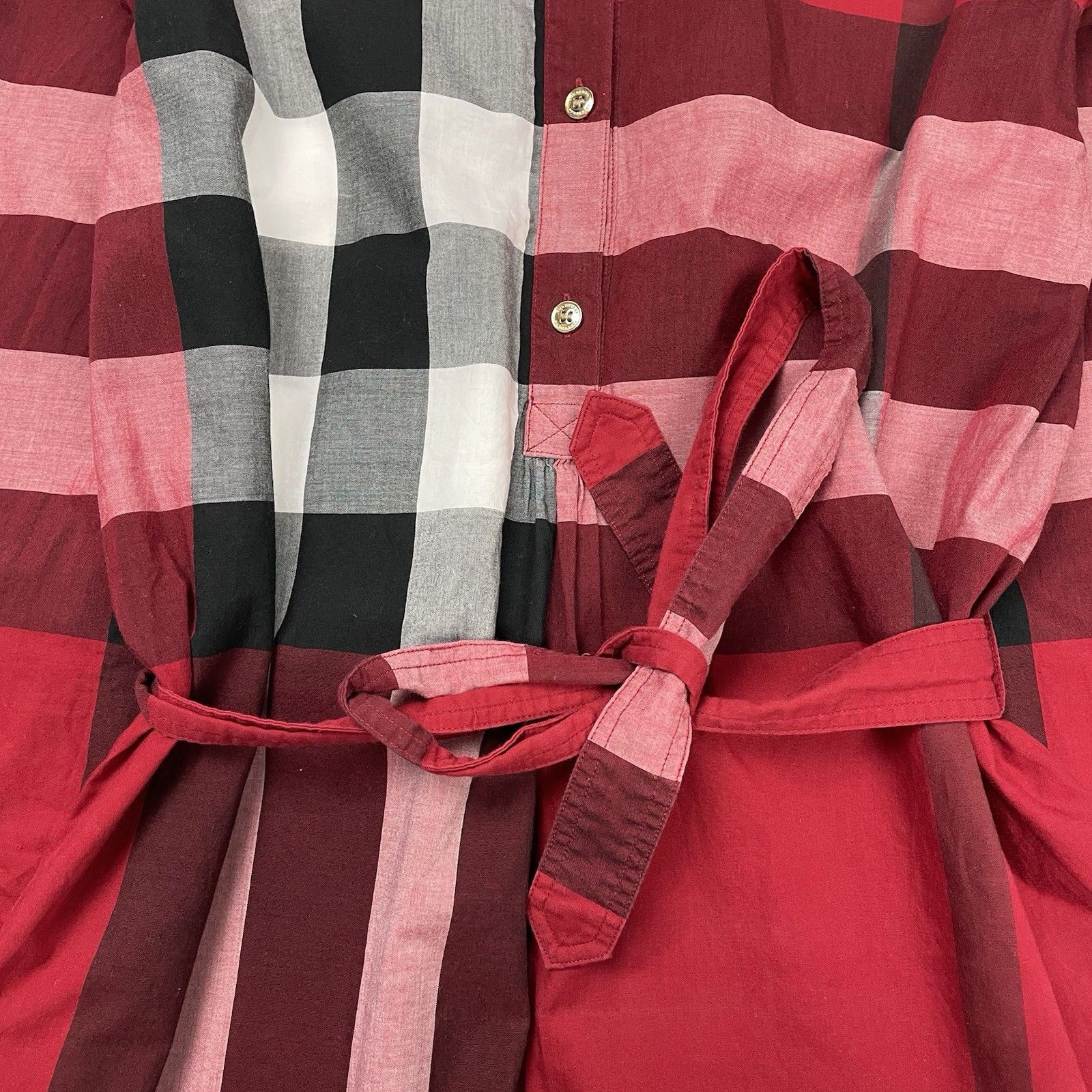 Burberry Burberry Nova Check Plaid Popover Shirt Dress Midi Kelsey Size S / US 4 / IT 40 - 4 Thumbnail