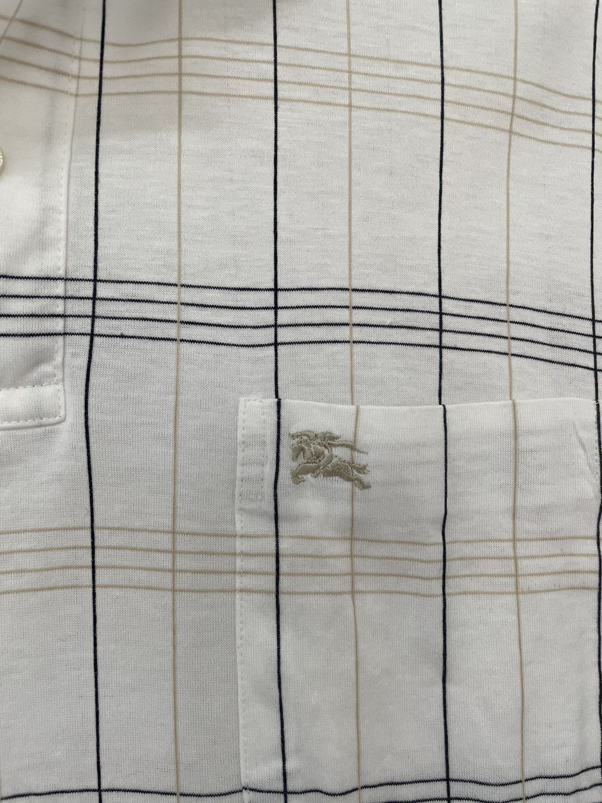 Burberry × Vintage BURBERRYS VINTAGE CHECKERED POLO TEE Size US S / EU 44-46 / 1 - 4 Thumbnail