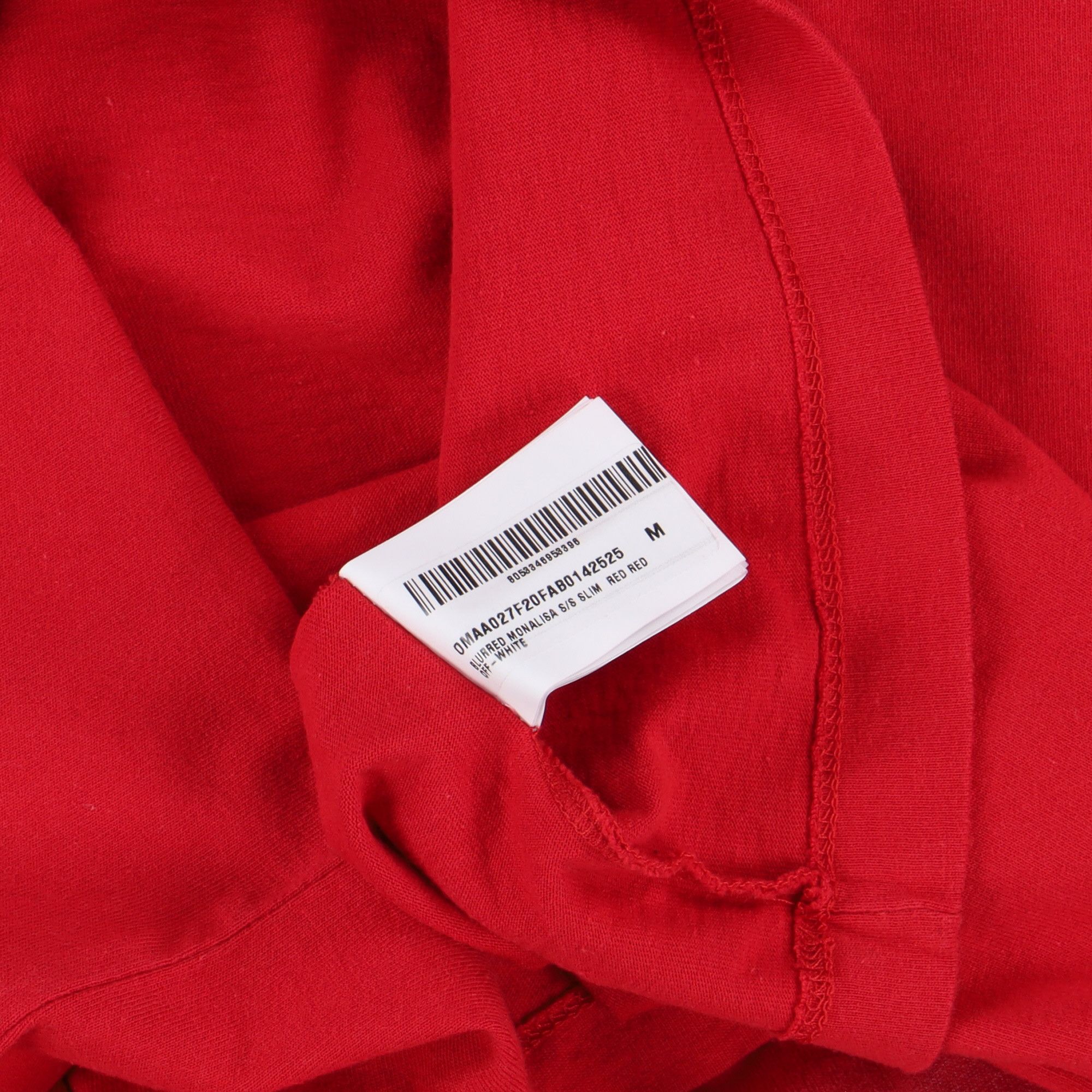 Off-White Red Blurred Mona Lisa Arrows T-Shirt Size US M / EU 48-50 / 2 - 4 Thumbnail
