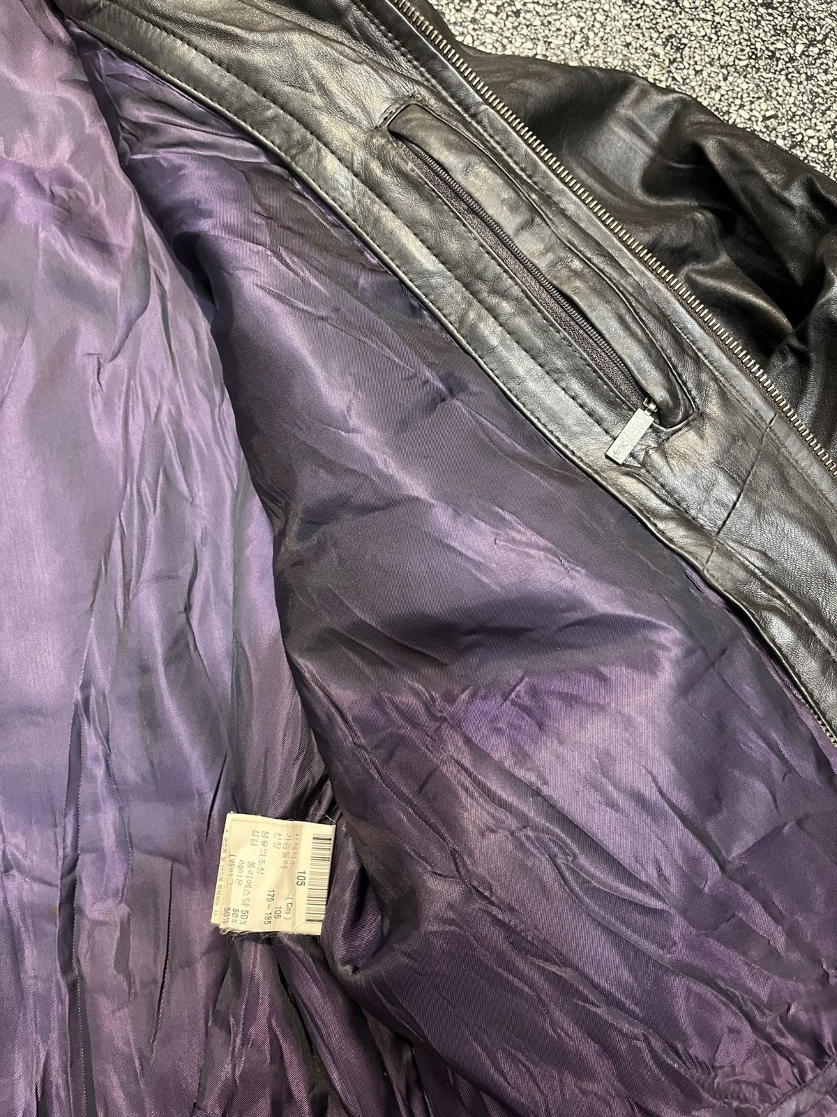 Yves Saint Laurent VINTAGE YSL YVES SAINT LAURENT STRETCH LEATHER JACKET BLACK! Size US L / EU 52-54 / 3 - 10 Thumbnail