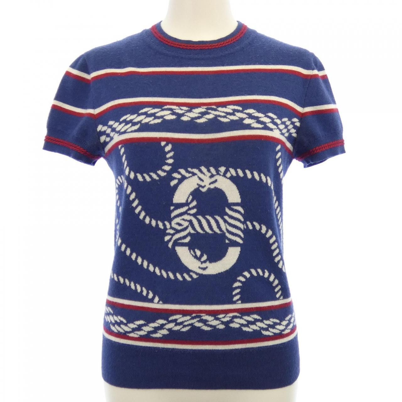 Hermes Hermes Hermes CANOE CHAINE D'ANCRE Cashmere Blend Knitwear Textile Tops DUTY FREE for USA Size ONE SIZE - 1 Thumbnail