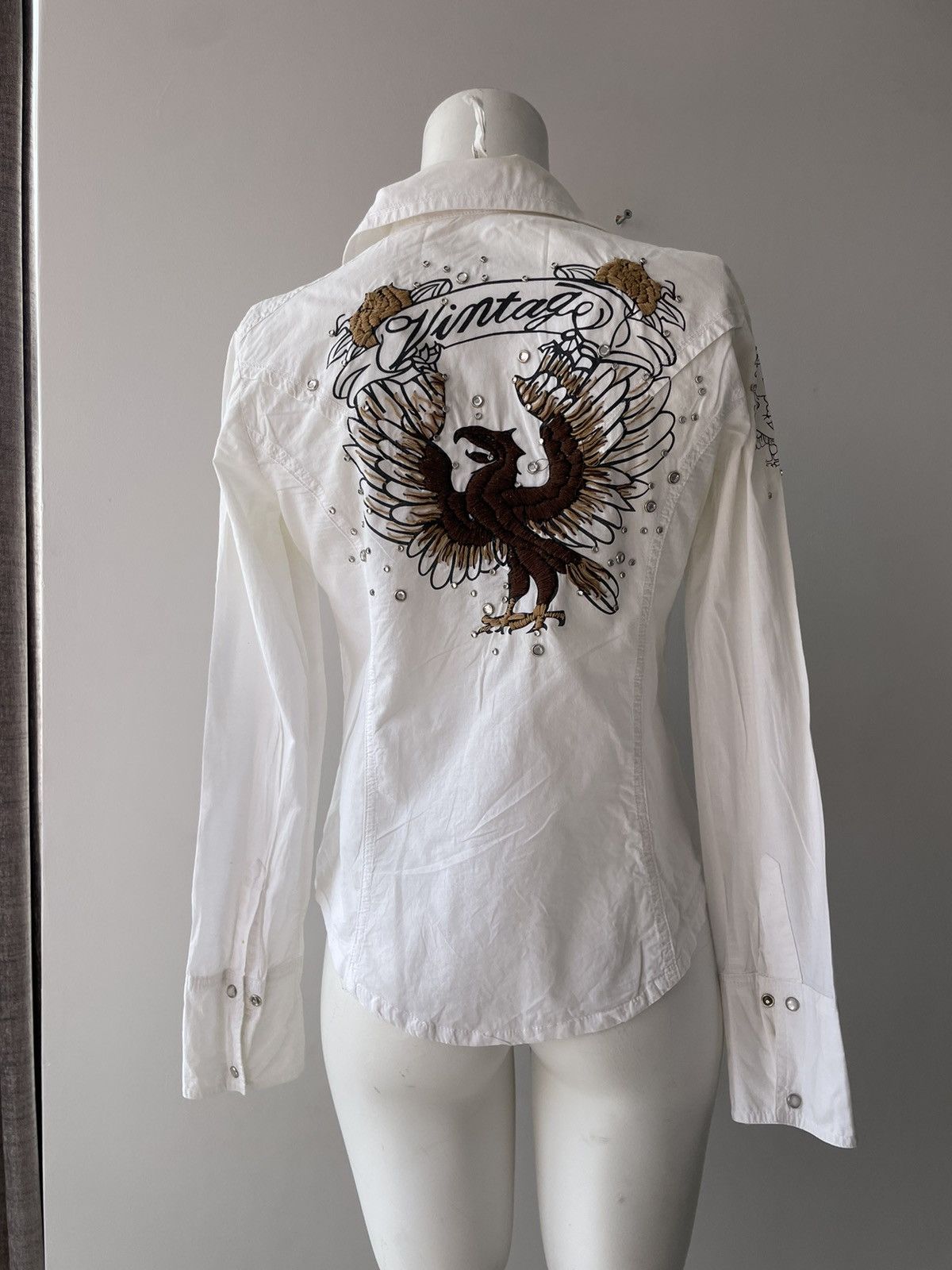 Vintage y2k shirt Size S / US 4 / IT 40 - 15 Thumbnail