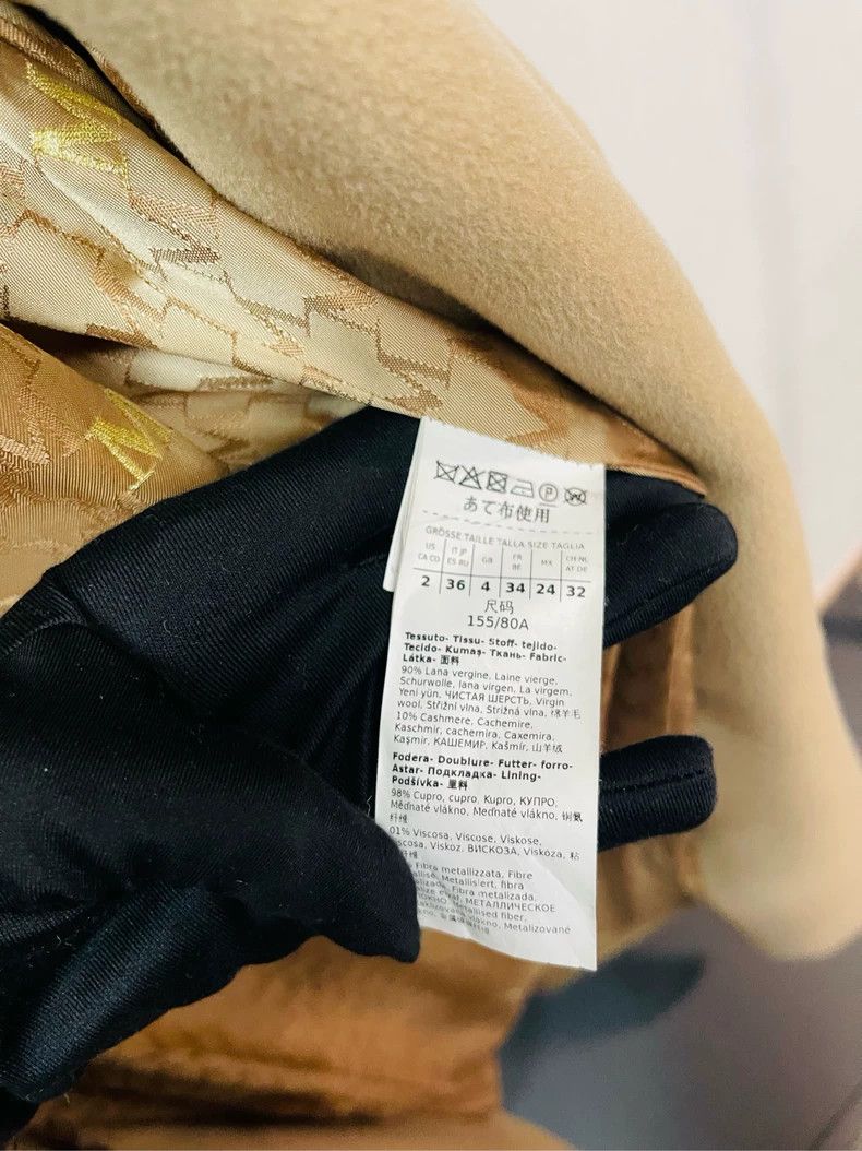 Max Mara Max Mara 101801 Camel Cashmere Coat Size M / US 6-8 / IT 42-44 - 4 Thumbnail