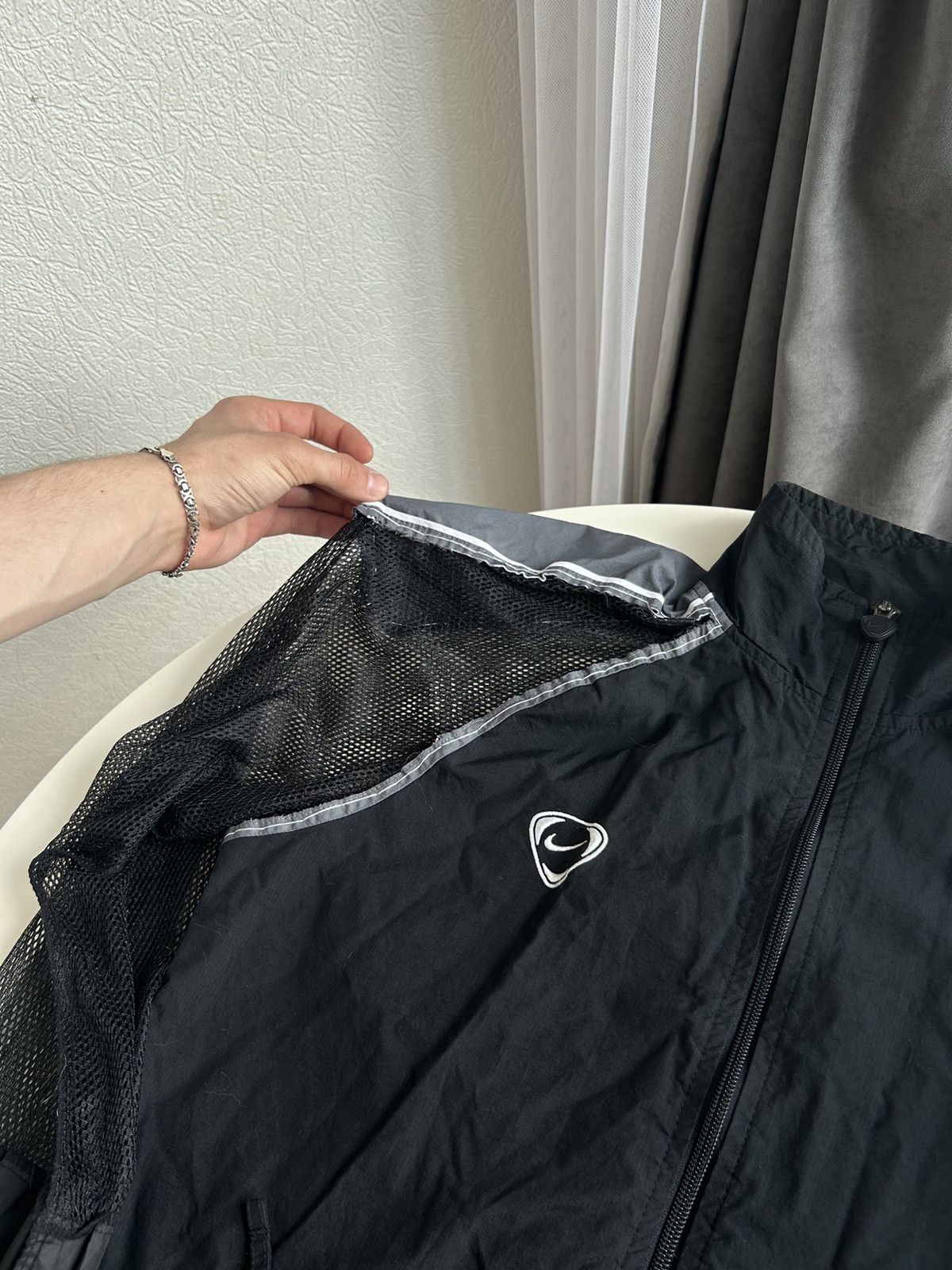 Nike Vintage Avant Garde Nike Logo Mesh Light Jacket Size US M / EU 48-50 / 2 - 20 Thumbnail