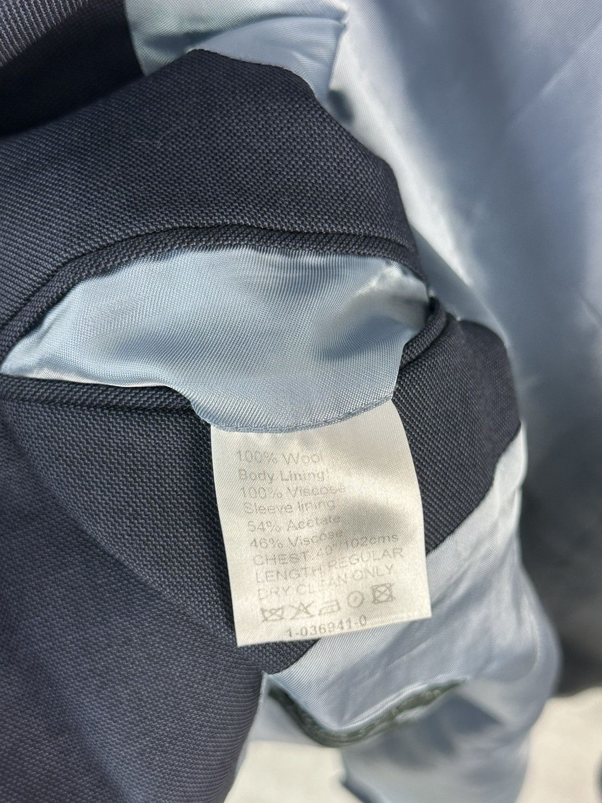 Other Roderick Charles London Tailored Fit Blue Wool Men’s Blazer Size US M / EU 48-50 / 2 - 11 Thumbnail