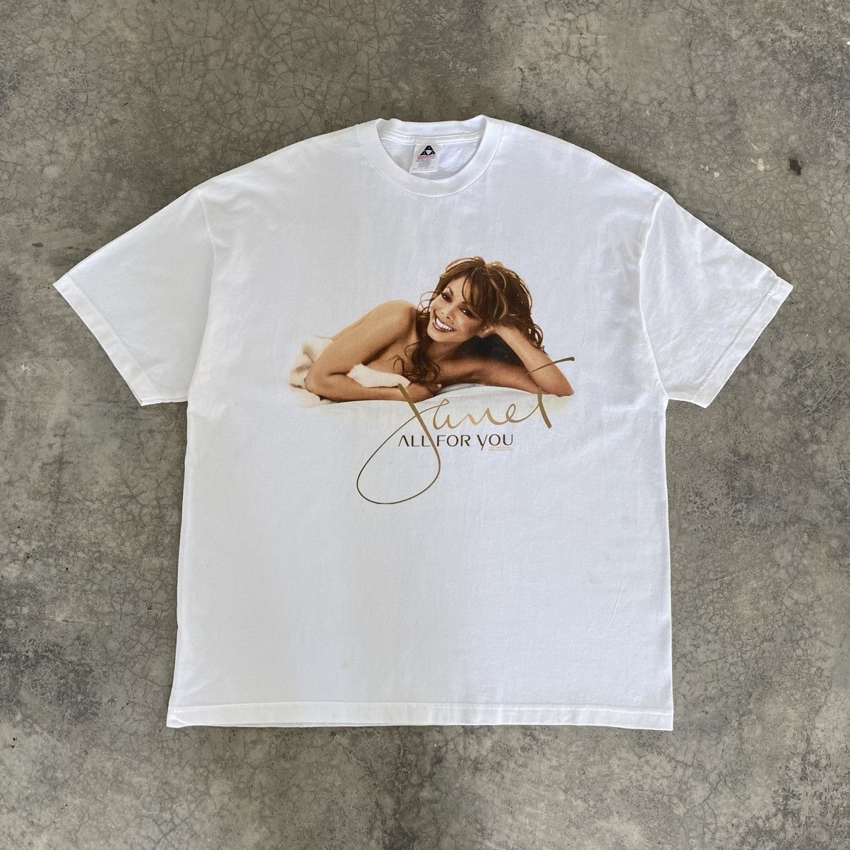Rap Tees Vintage 2001 Janet Jackson Tour Promo Graphic Tee Size US XXL / EU 58 / 5 - 1 Thumbnail