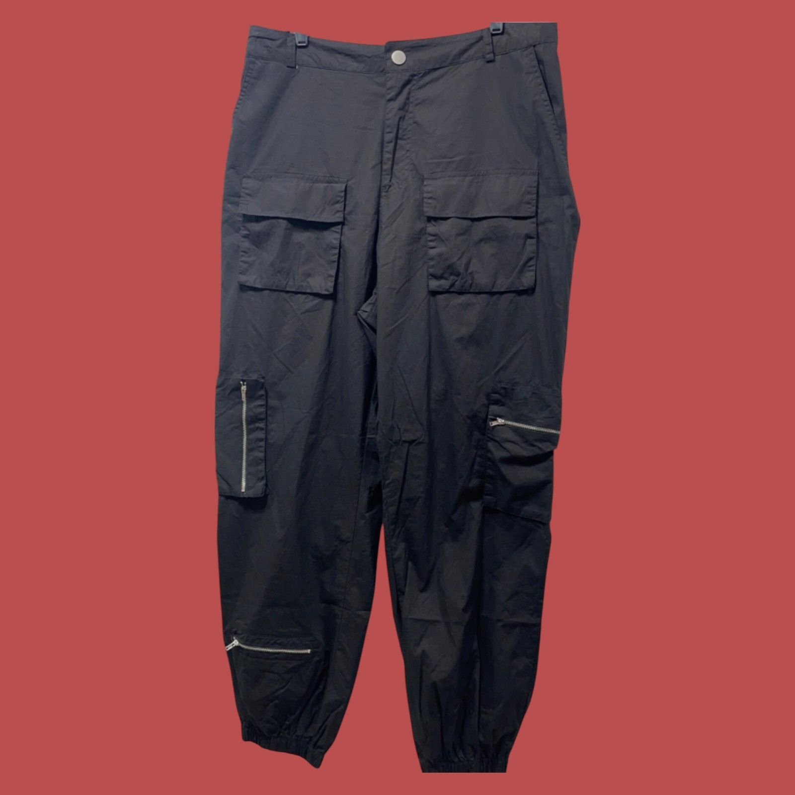 Other Rue + - Women's Cozy Cargo Jogger Pants With Multi Pockets - Size 36" / US 14 / IT 50 - 14 Thumbnail