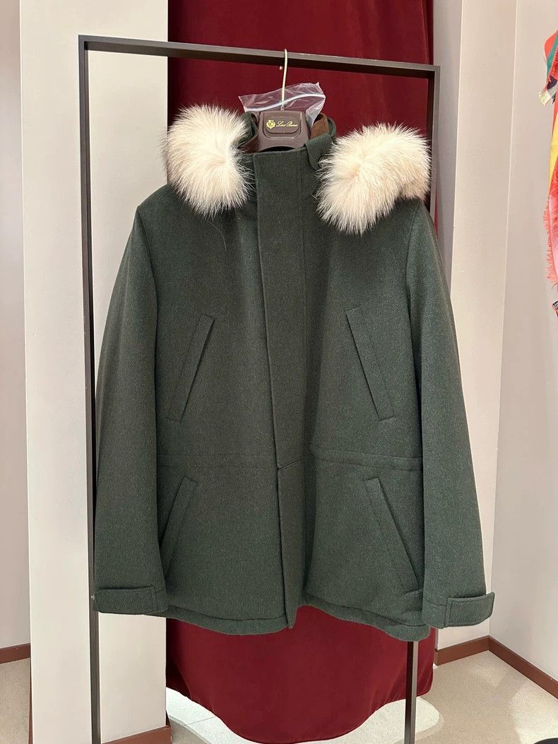 Loro Piana LORO PIANA Men's classic ICER jacket 100% cashmere with fo Size US M / EU 48-50 / 2 - 4 Thumbnail