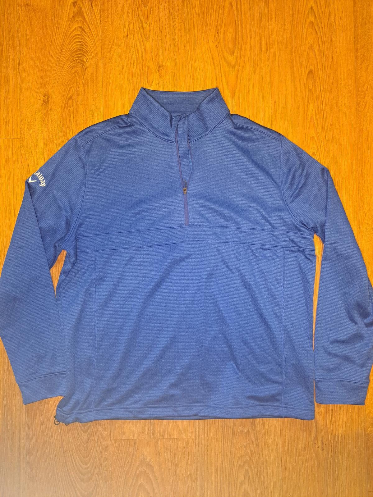 Callaway Callaway Golf Quarter Zip Pullover Sweater Mens Large Blue Size US L / EU 52-54 / 3 - 1 Thumbnail