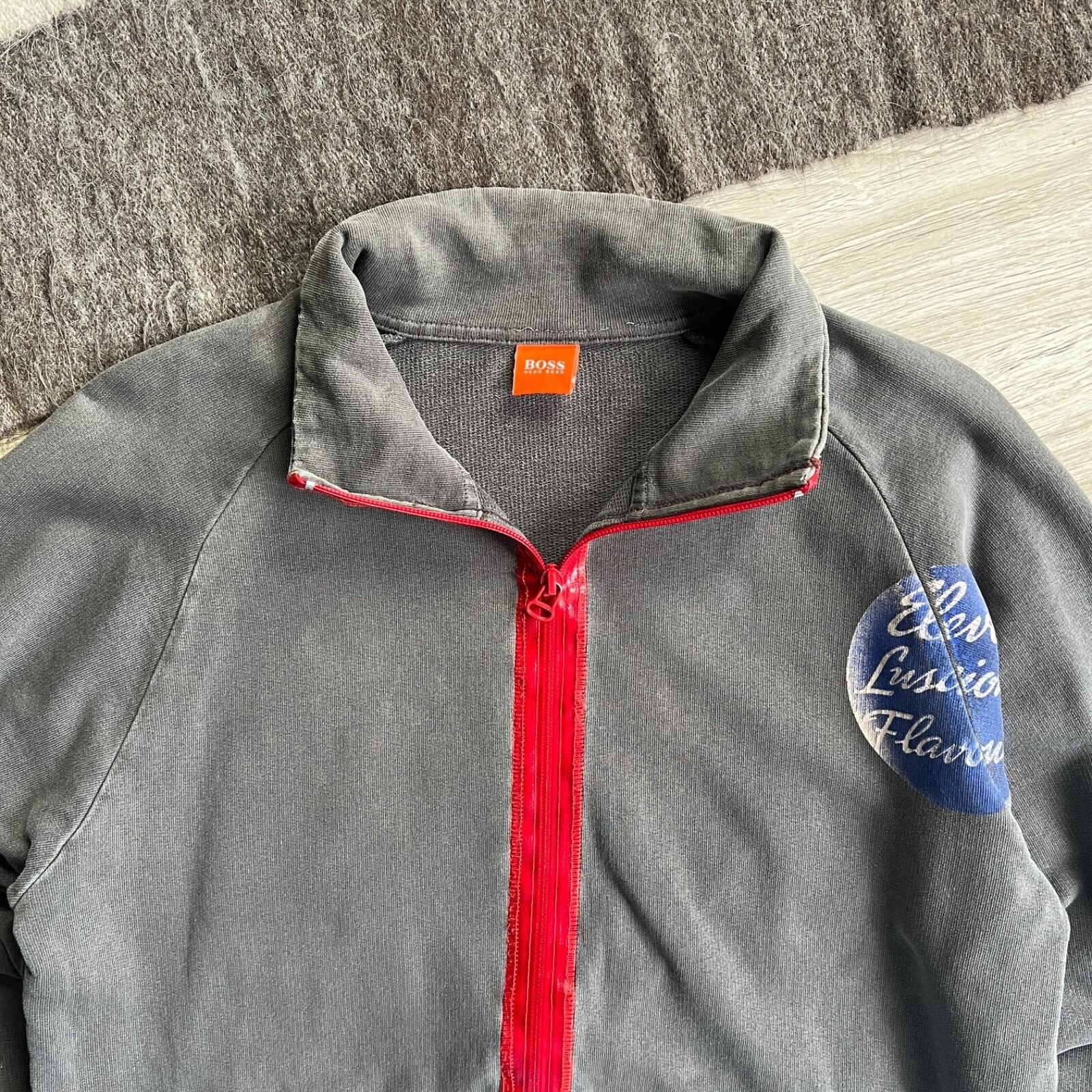 Hugo Boss Hugo Boss Orange 'Eleven Luscious Flavors' Zip Sweater 8848A Size US M / EU 48-50 / 2 - 4 Thumbnail