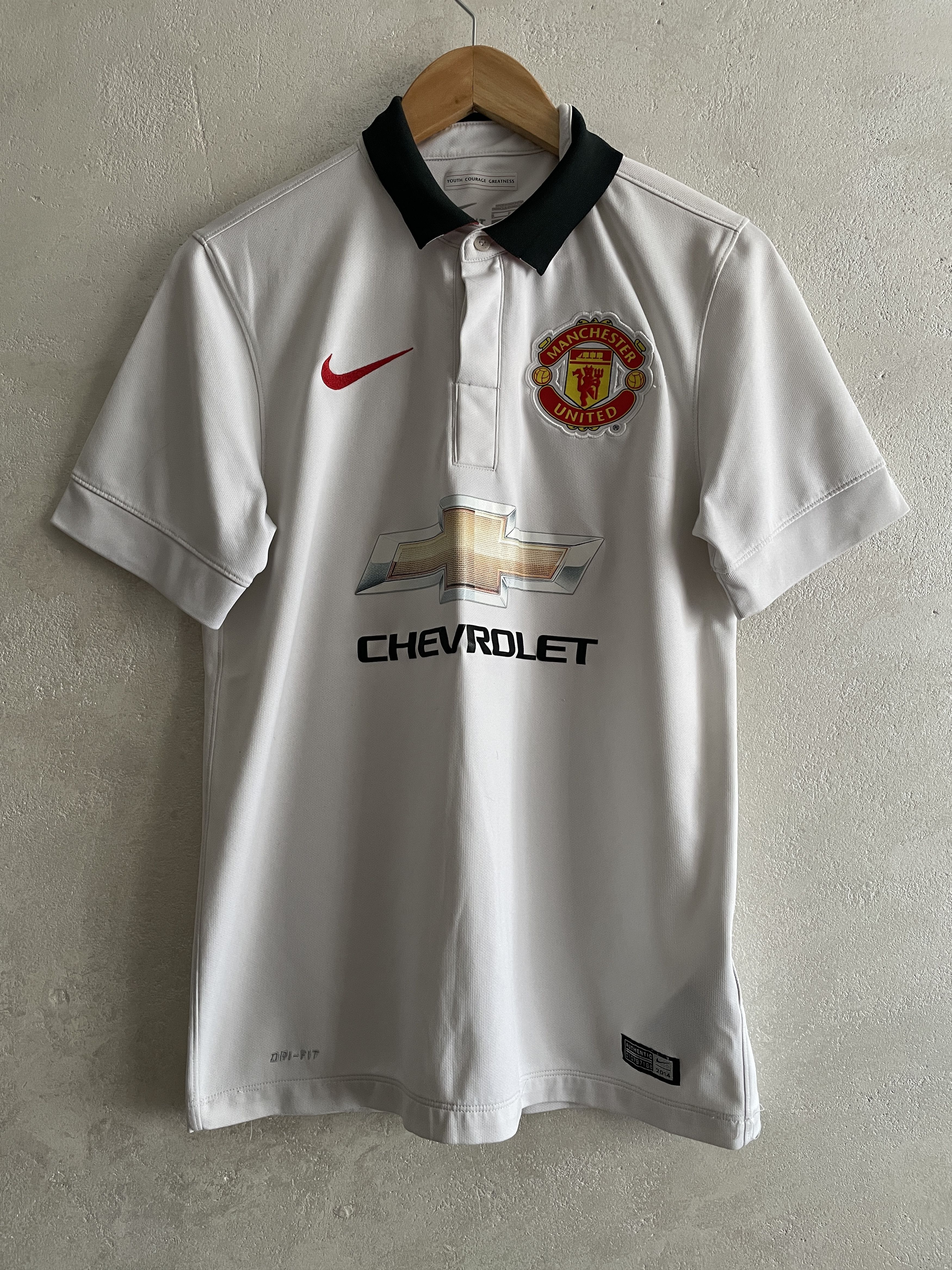Nike Manchester United Away Shirt 2014 2015 Soccer Jersey Size US S / EU 44-46 / 1 - 1 Thumbnail