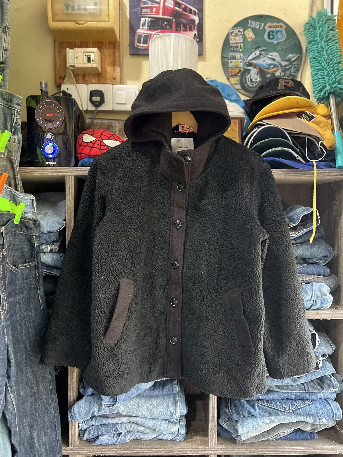 Golden Bear 🔥Golden Bear Deep Pile Sherpa Button Jacket Size US S / EU 44-46 / 1 - 1 Thumbnail