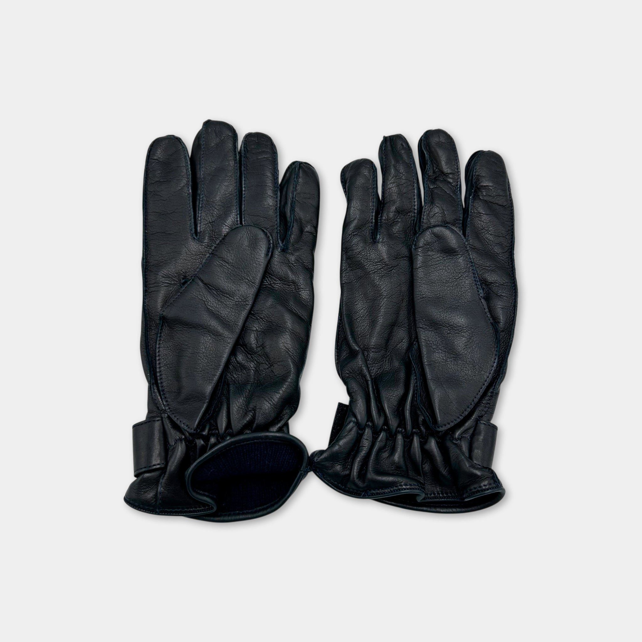 John Galliano Galliano Black Leather Gloves Size ONE SIZE - 2 Thumbnail