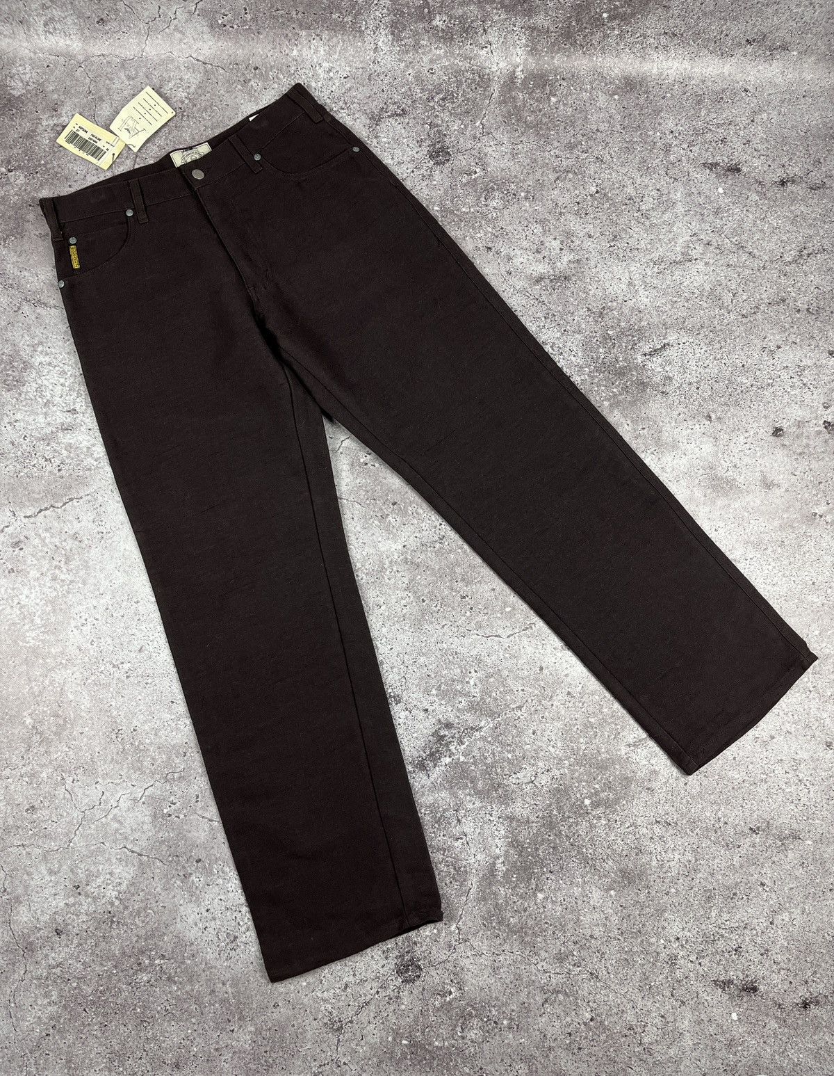 Armani × Giorgio Armani × Vintage Rare🔥Vintage Armani Jeans Pantalone Castagna Size US 30 / EU 46 - 4 Thumbnail