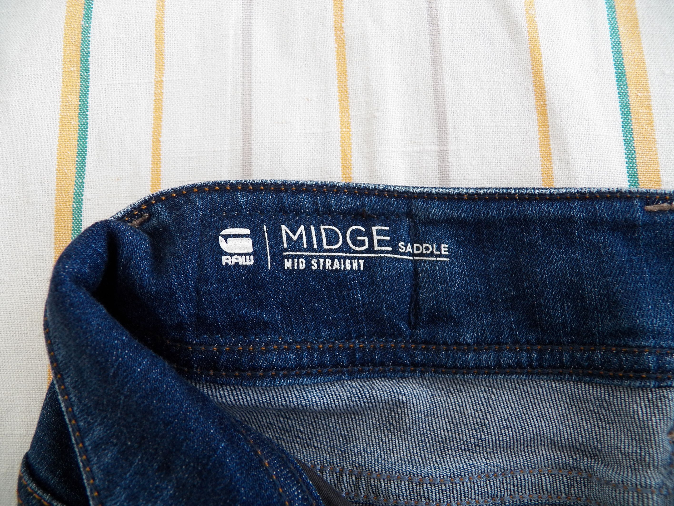 G-Star G-Star Midge Saddle Mid Straight Jeans W24 L32 Medium Aged Size 24" / US 00 / IT 34 - 4 Thumbnail