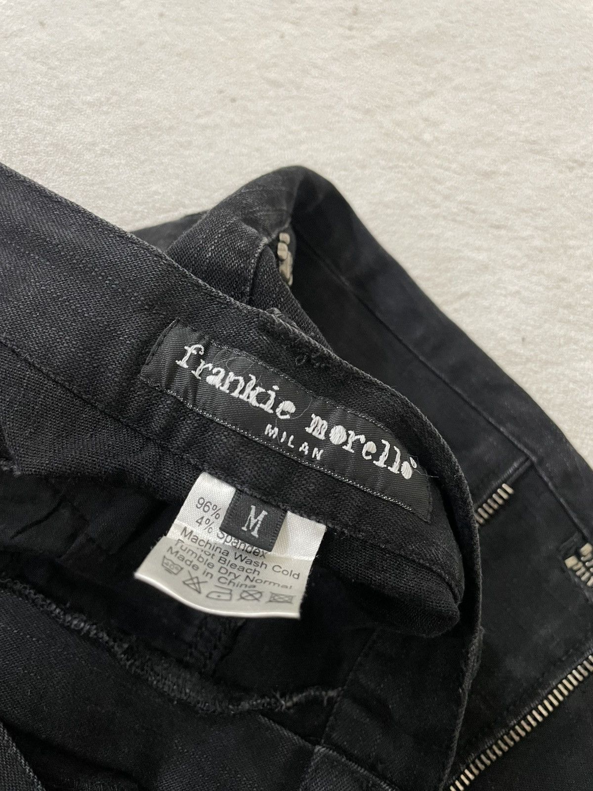 Japanese Brand 2000s Japanese Black Biker Multi Zipper Denim Hysteric Y2K Size US 29 - 7 Thumbnail