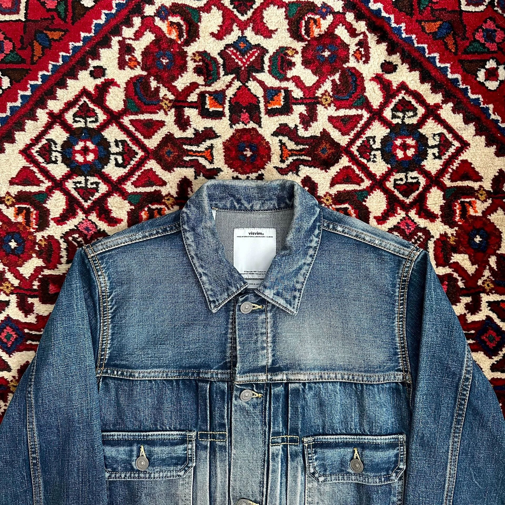 Visvim visvim 101 11aw snake skin yellow 2 denim jacket Size US M / EU 48-50 / 2 - 4 Thumbnail