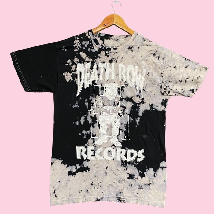 Death Row Records Death Row Records Electric Chair Tie Dye Rap Tee M ...