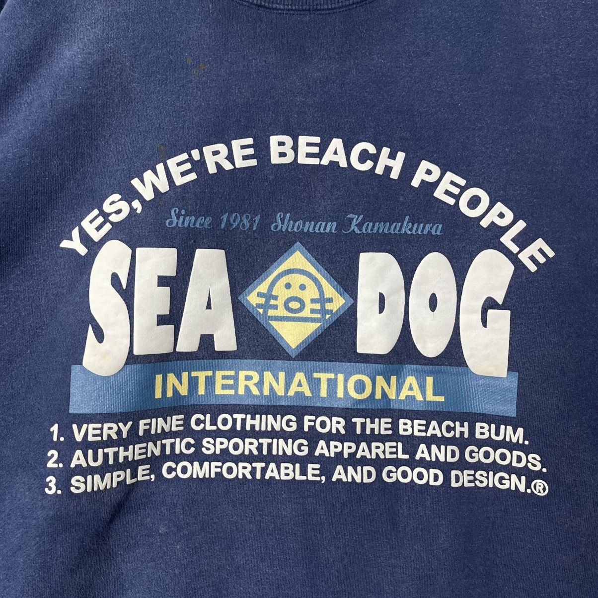 Japanese Brand Vintage Sea Dog International Beach People Sweatshirt Size US XL / EU 56 / 4 - 3 Thumbnail