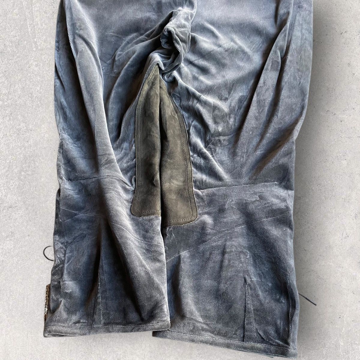 Number (N)ine FW09 Grey Velvet Riding Shorts Size US 30 / EU 46 - 5 Thumbnail