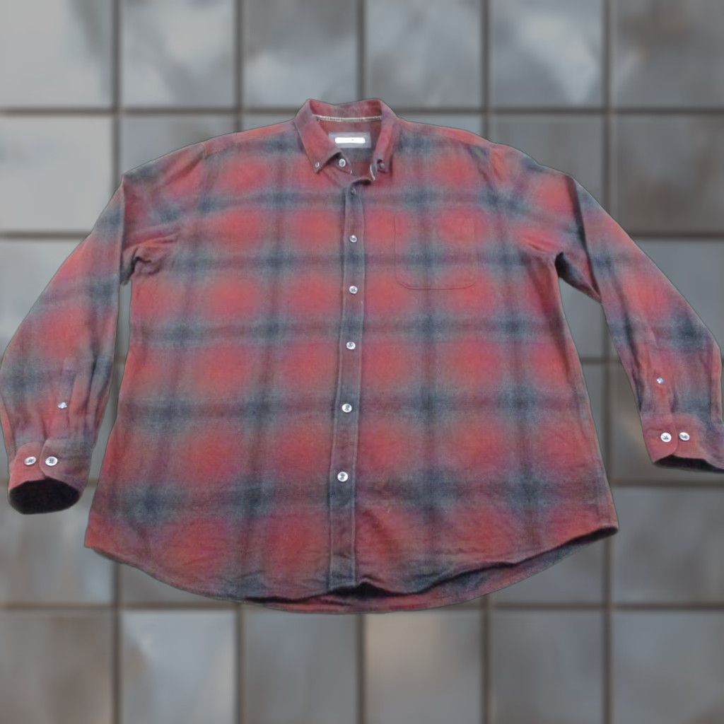 Vintage 32 Bar Blues Shirt Mens XL Button-Down Plaid Shirt Red Black Cotton Flannel Casual Outdoors Long Sleeve Pocketed Vintage? No — remove. Size US XL / EU 56 / 4 - 1 Thumbnail