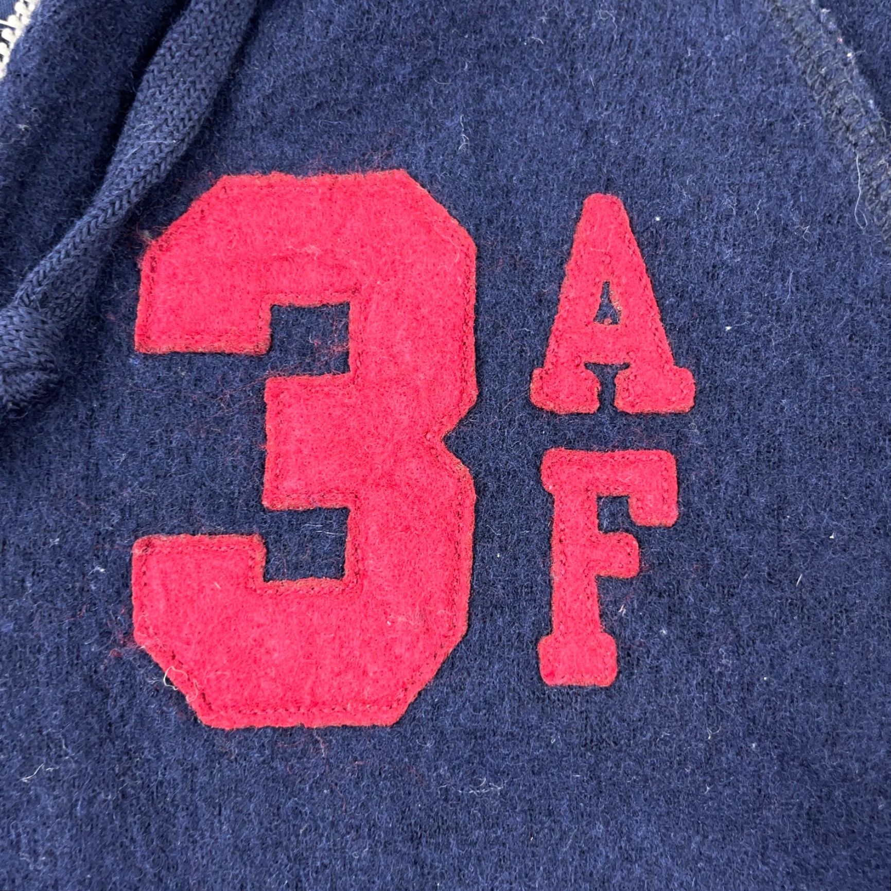 Abercrombie & Fitch VINTAGE Abercrombie & Fitch Hoodie Men Small Blue Solid Tweed Full Zip Heavyweight Sports Size US S / EU 44-46 / 1 - 4 Thumbnail