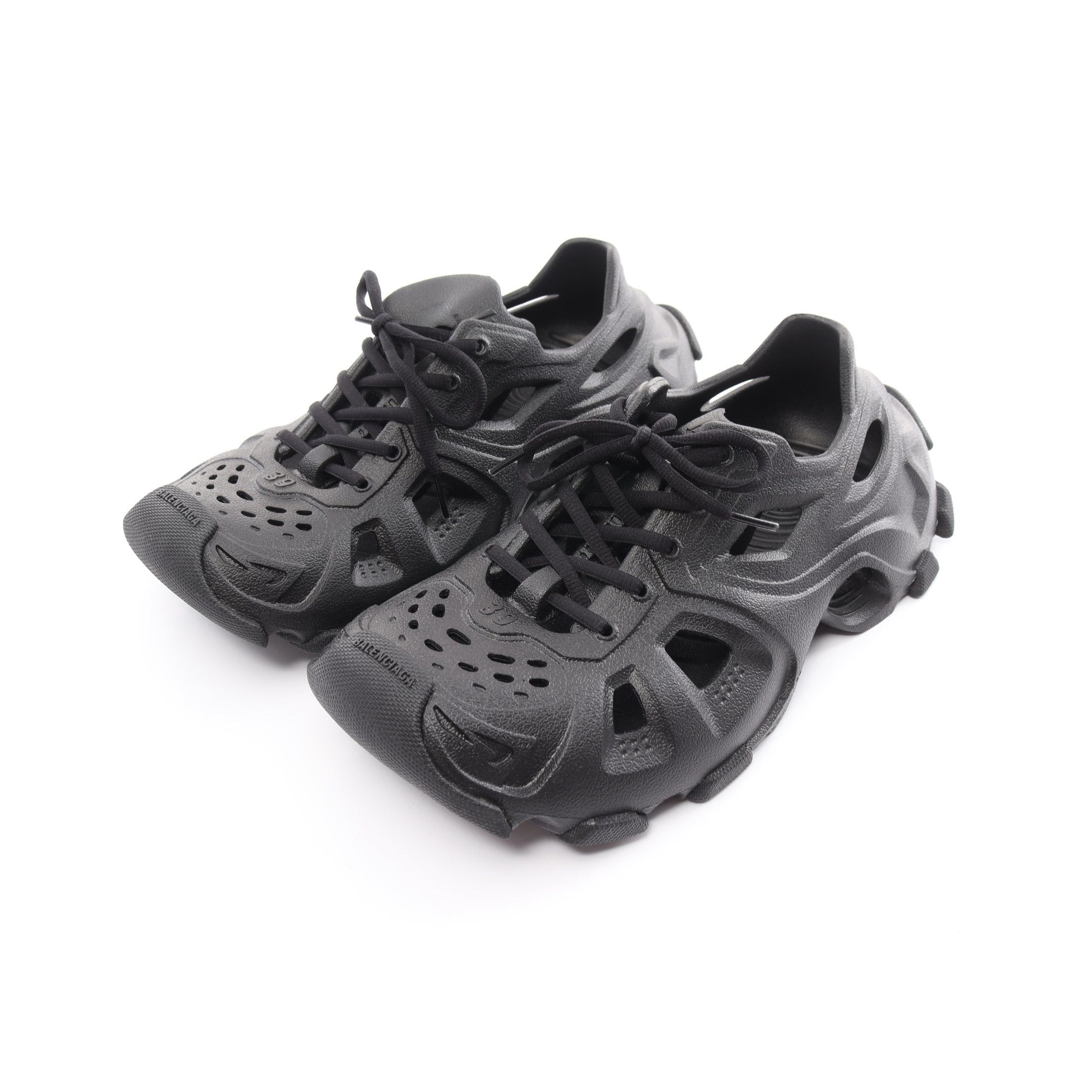 HD LACE-UP Sneakers Rubber Black