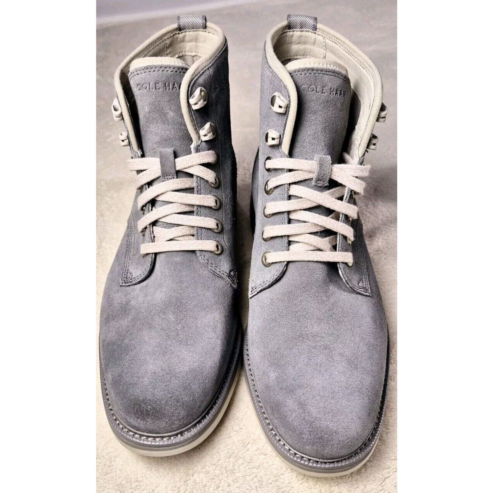 Cole Haan Cole Haan Grand 360 Grey Men's Suede Boots High Shoes 9.5 M Size US 9.5 / EU 42-43 - 4 Thumbnail