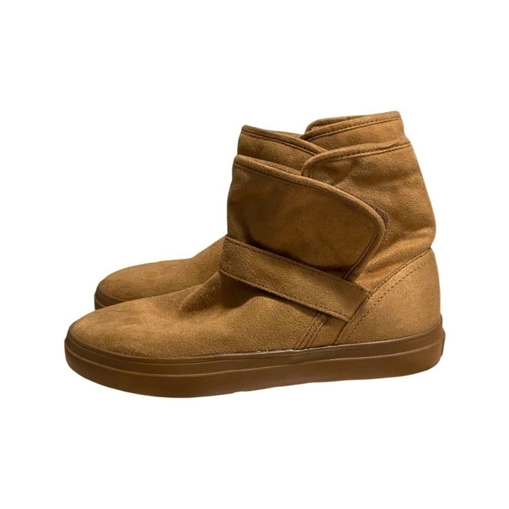 Crocs WOMEN’S CROCS Brown Faux Suede Booties. Size US 6 / IT 36 - 6 Thumbnail