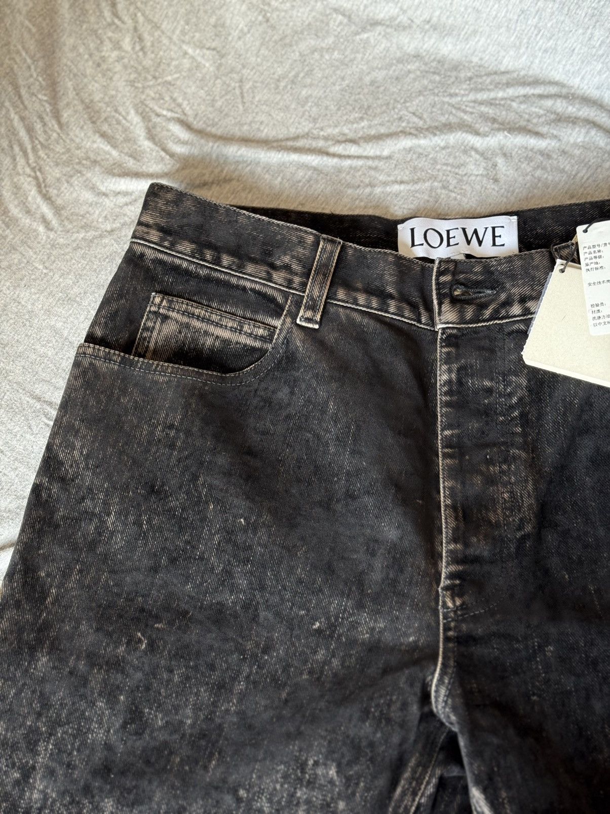 Loewe Pre Owned Loewe Bootleg Jeans Black Size US 30 / EU 46 - 10 Thumbnail