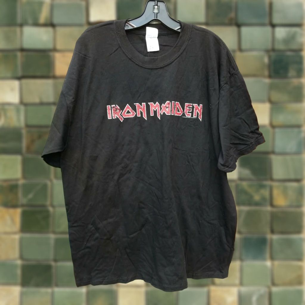 Vintage VINTAGE Iron Maiden T Shirt XL Black Band Tee Deadstock 2004 Crew Neck Short Sleeve Size US XL / EU 56 / 4 - 1 Thumbnail