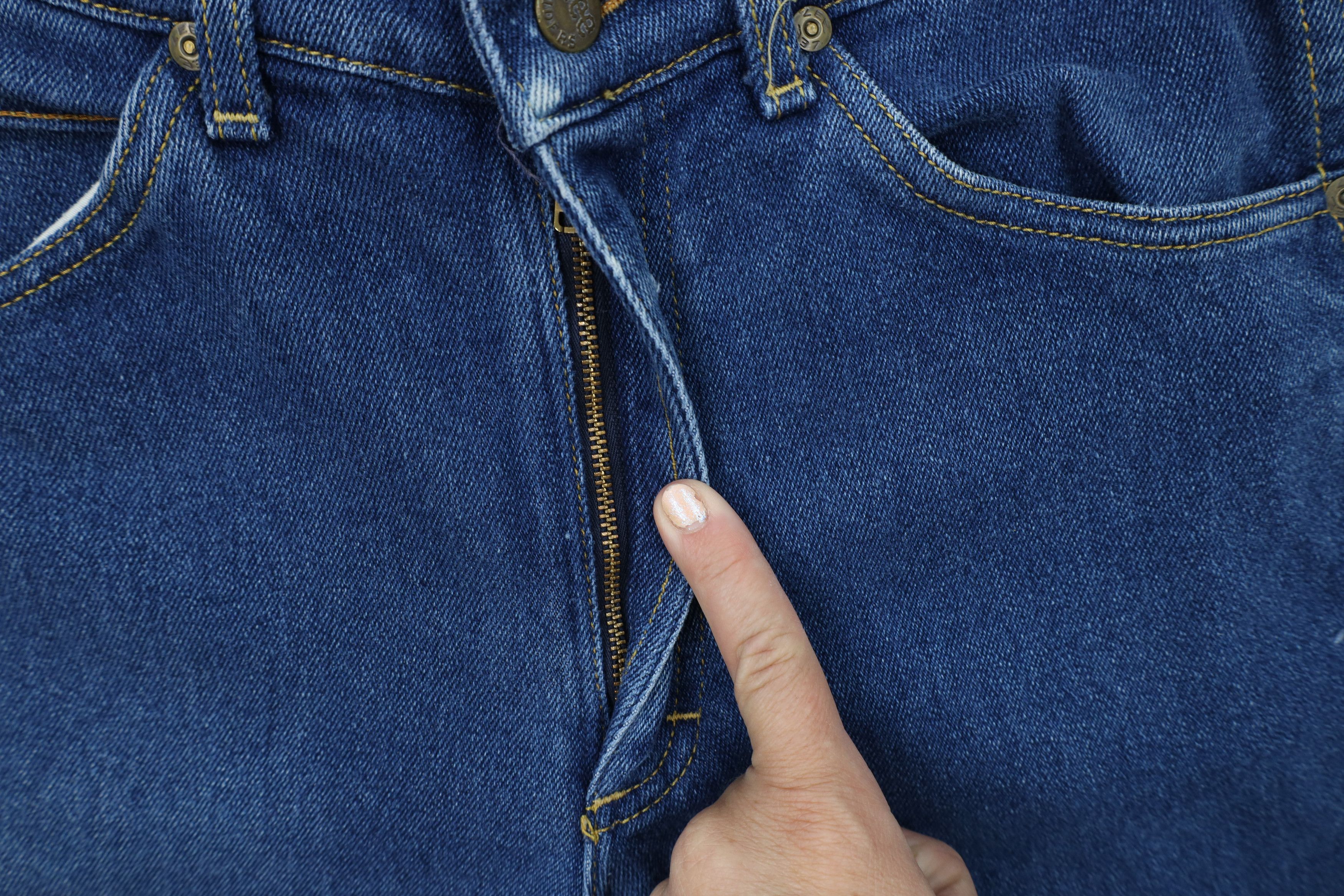 Lee Vintage 70s Lee Distressed Flared Denim Jeans Blue USA Size 27" / US 4 / IT 40 - 9 Thumbnail