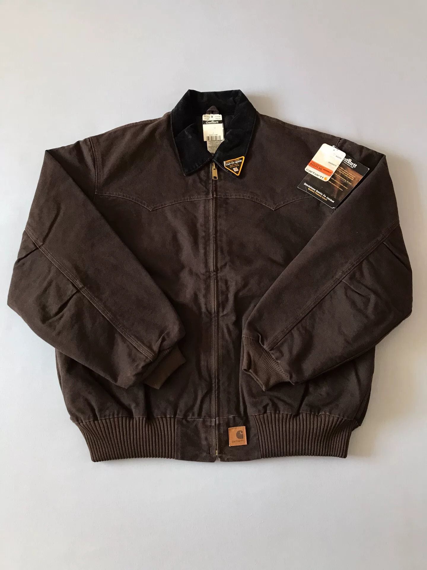 Carhartt Carhartt J14 Washed Canvas Work Jacket Size US XL / EU 56 / 4 - 1 Thumbnail