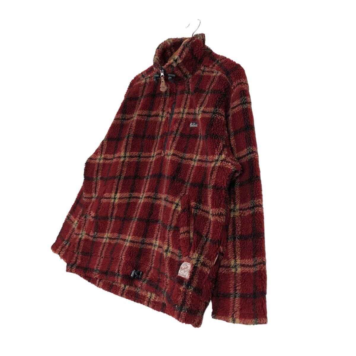Woolrich Woolen Mills 🔥Vintage Anorak Fleece Half Zipper Jacket Woolrich Tartan Size US S / EU 44-46 / 1 - 2 Thumbnail