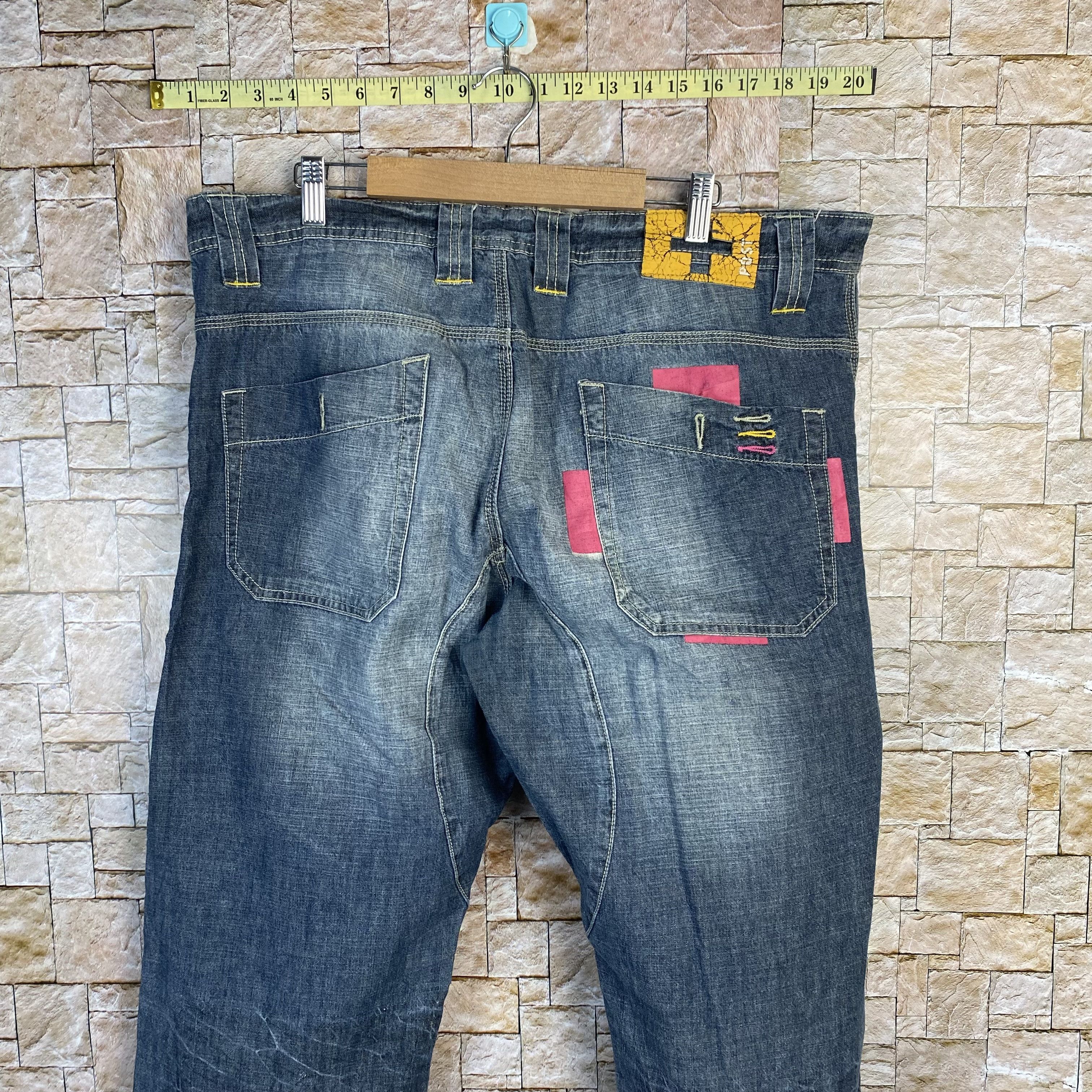 Japanese Brand Post Blue vintage Denim Pants #7590 Size US 36 / EU 52 - 14 Thumbnail