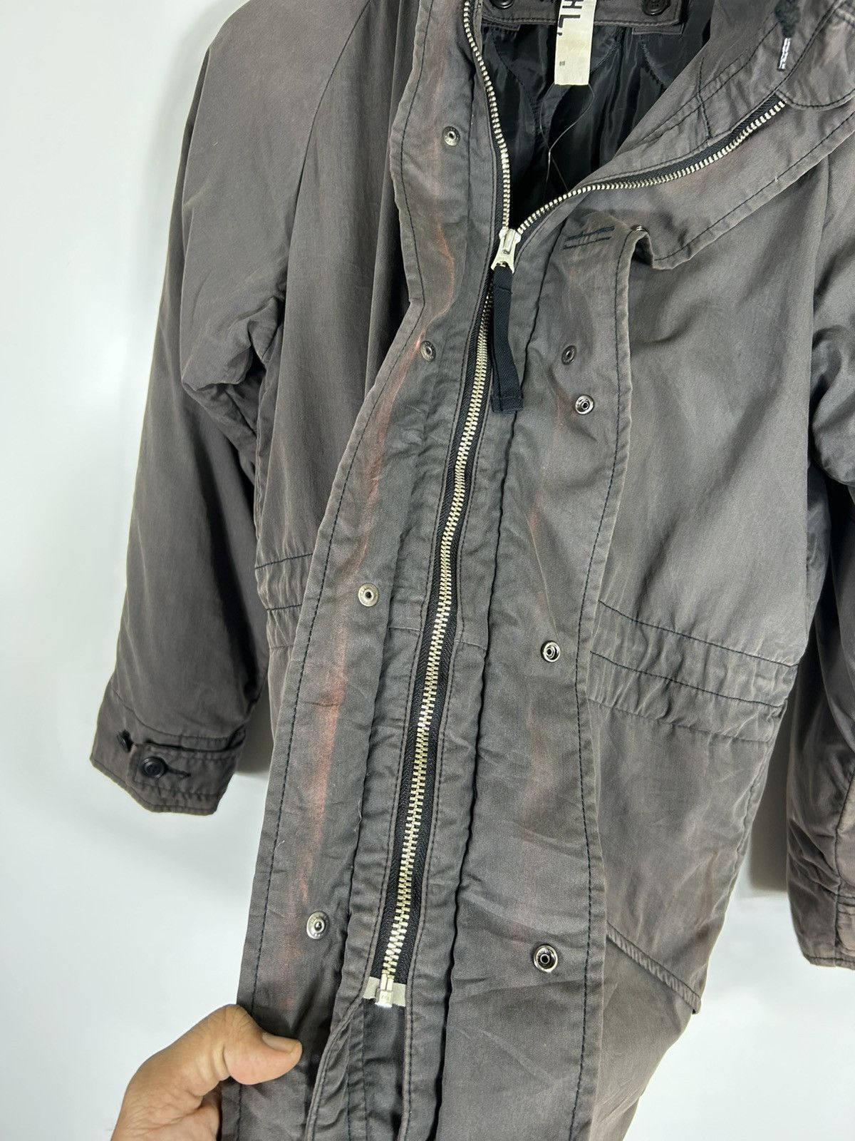 Alpha Industries × Margaret Howell ⚡️Vintage Y2K Alpha Industries X MHL Hooded Parkas Jacket Size US S / EU 44-46 / 1 - 21 Thumbnail