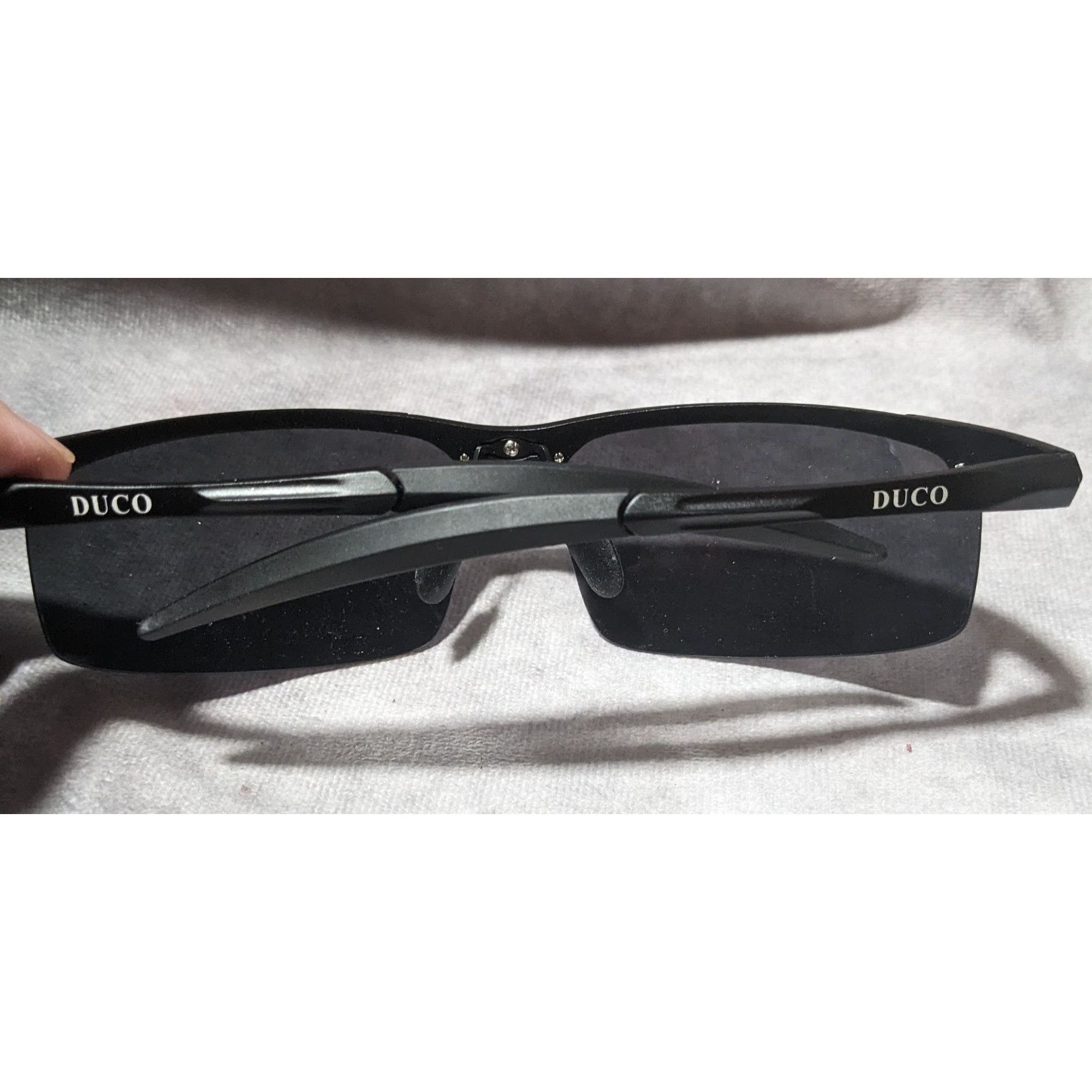 Other Duco Sports Mens Black Polarized Metal Frame Sunglasses Size ONE SIZE - 8 Thumbnail