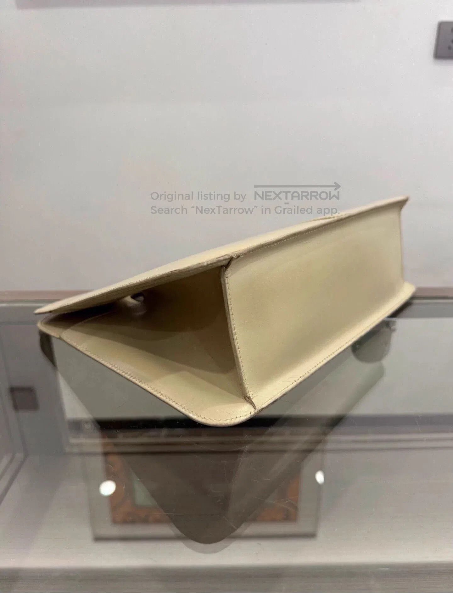 Loewe Loewe Museum Black Logo Khaki Clutch 95new Auth/ Size ONE SIZE - 6 Thumbnail