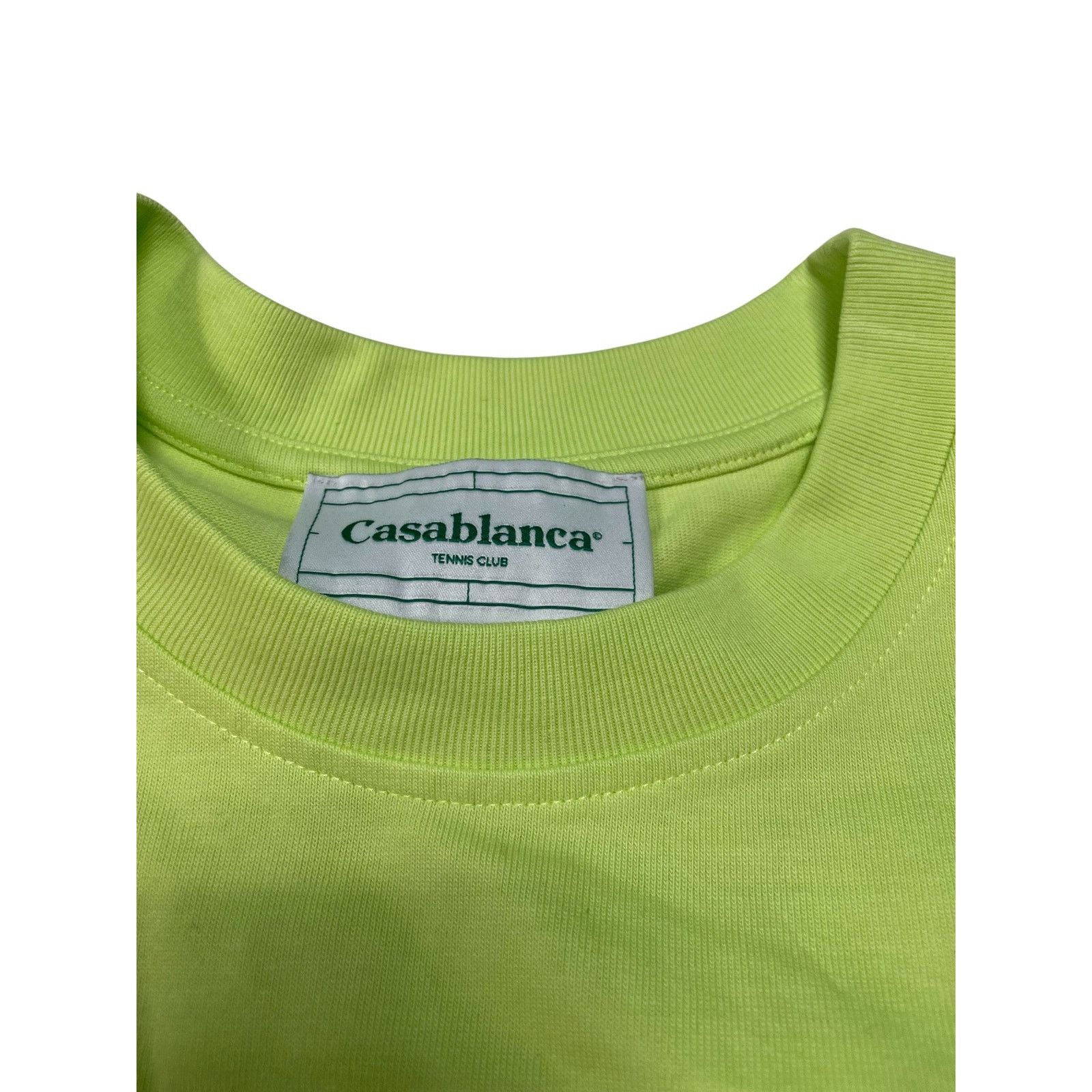 Casablanca Casablanca 'Tennis Club' Lime Tee Size US L / EU 52-54 / 3 - 2 Thumbnail