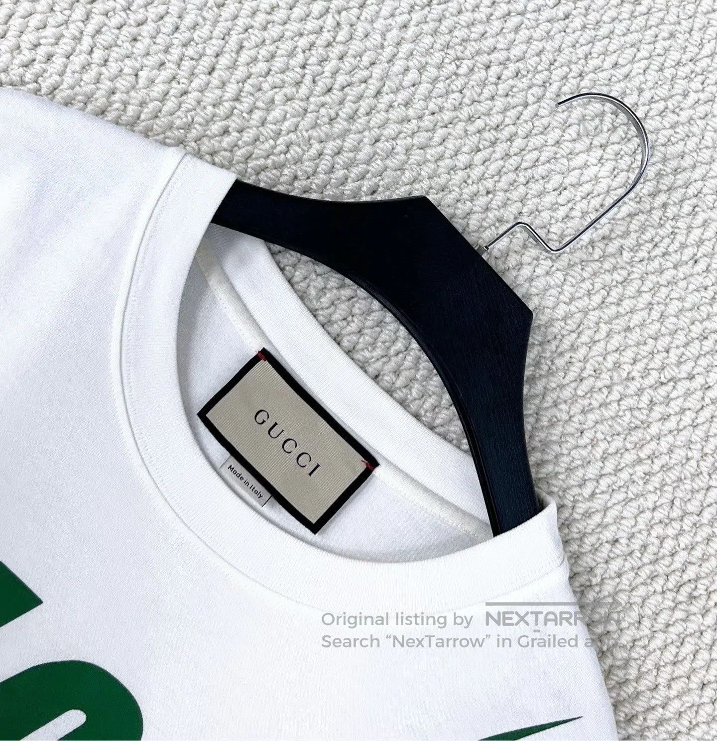 Gucci gucci white lightning logo short sleeve t. Size US L / EU 52-54 / 3 - 2 Thumbnail