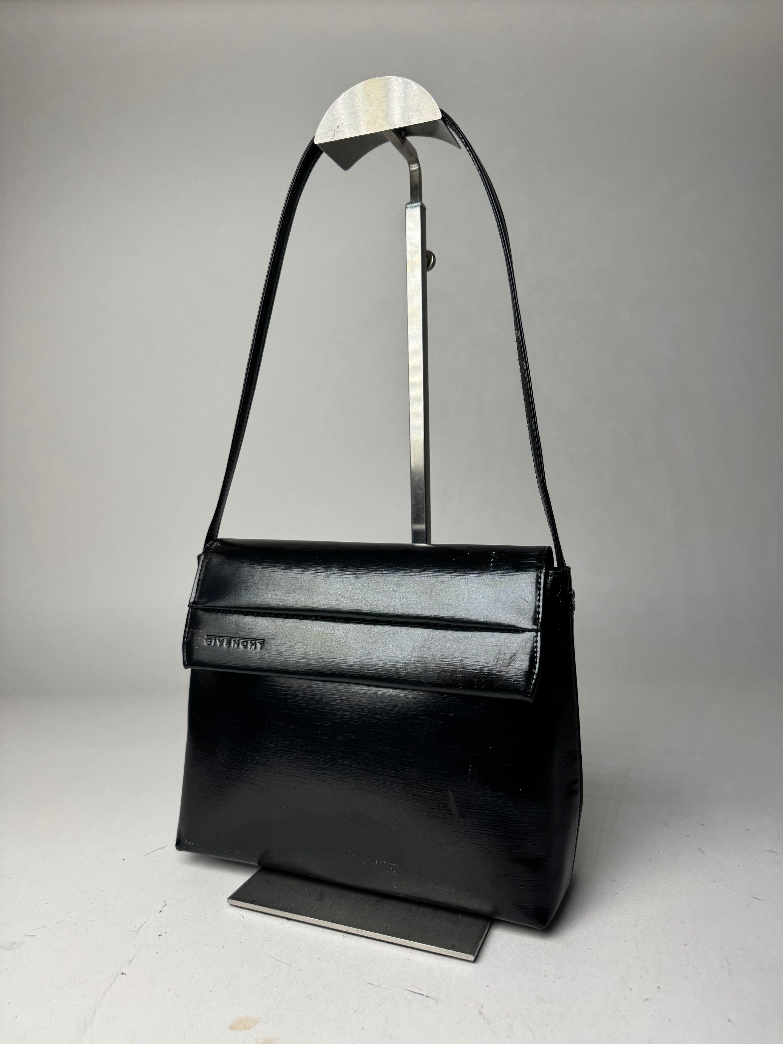 Givenchy Vintage Patent Leather Handbag black Size ONE SIZE - 1 Thumbnail