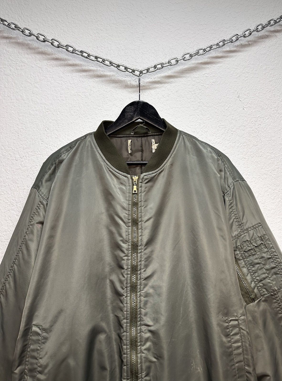If Six Was Nine Wokr MA-1 bomber jacket LGB oversize vintage y2k TORNADO GOA Size US XXL / EU 58 / 5 - 3 Thumbnail
